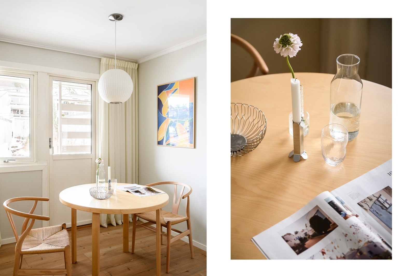 Ved spiseplassen på kjøkkenet er det direkte adkomst til verandaen på 15m². Galleribilde