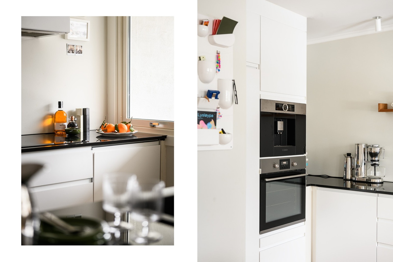 Innredningen er oppgradert med god arbeidsflate og smart utnyttede oppbevaringsløsninger. Galleribilde