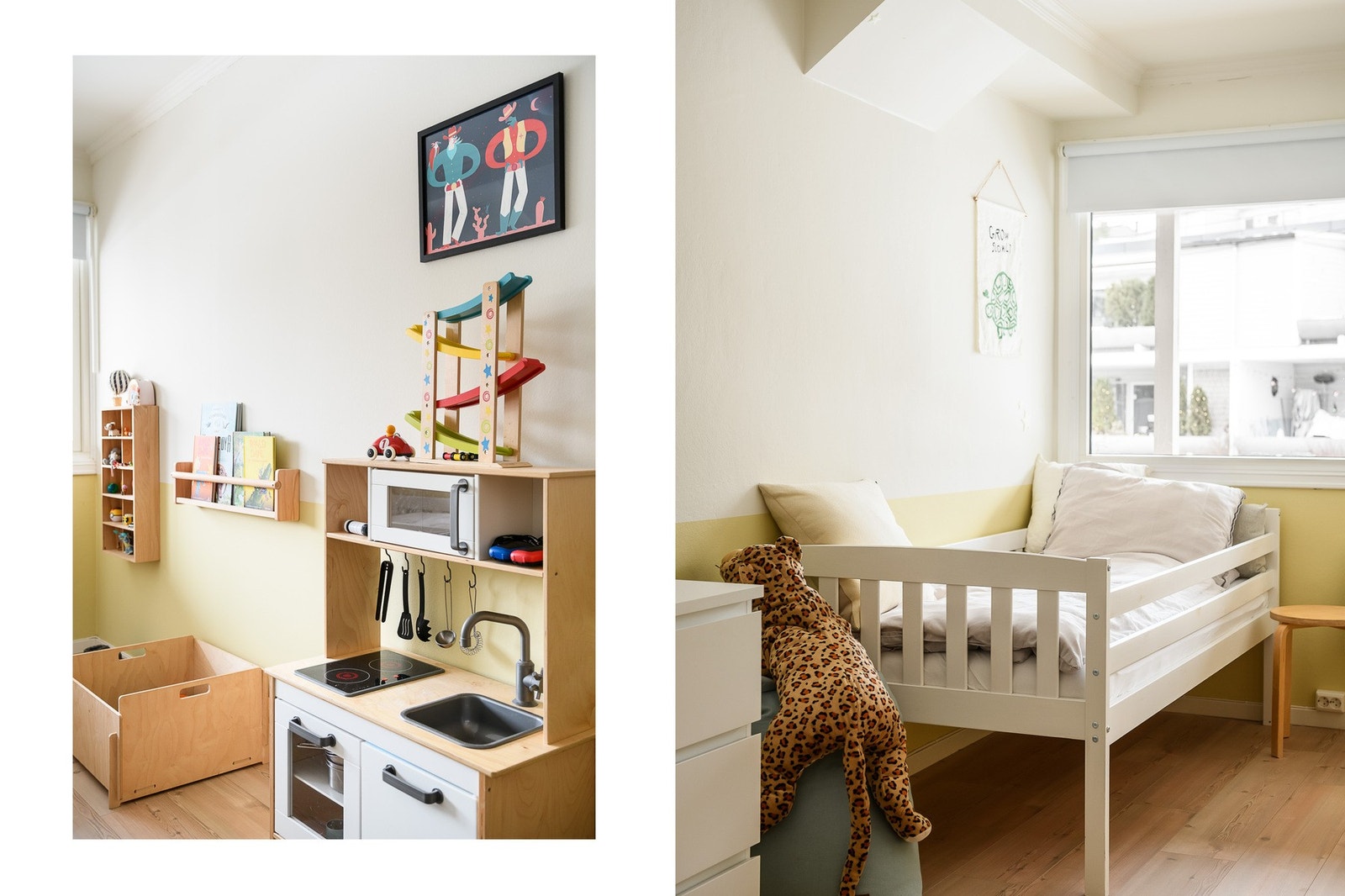 Det er tre soverom i underetasjen, alle ligger rolig og skjermet til. Galleribilde