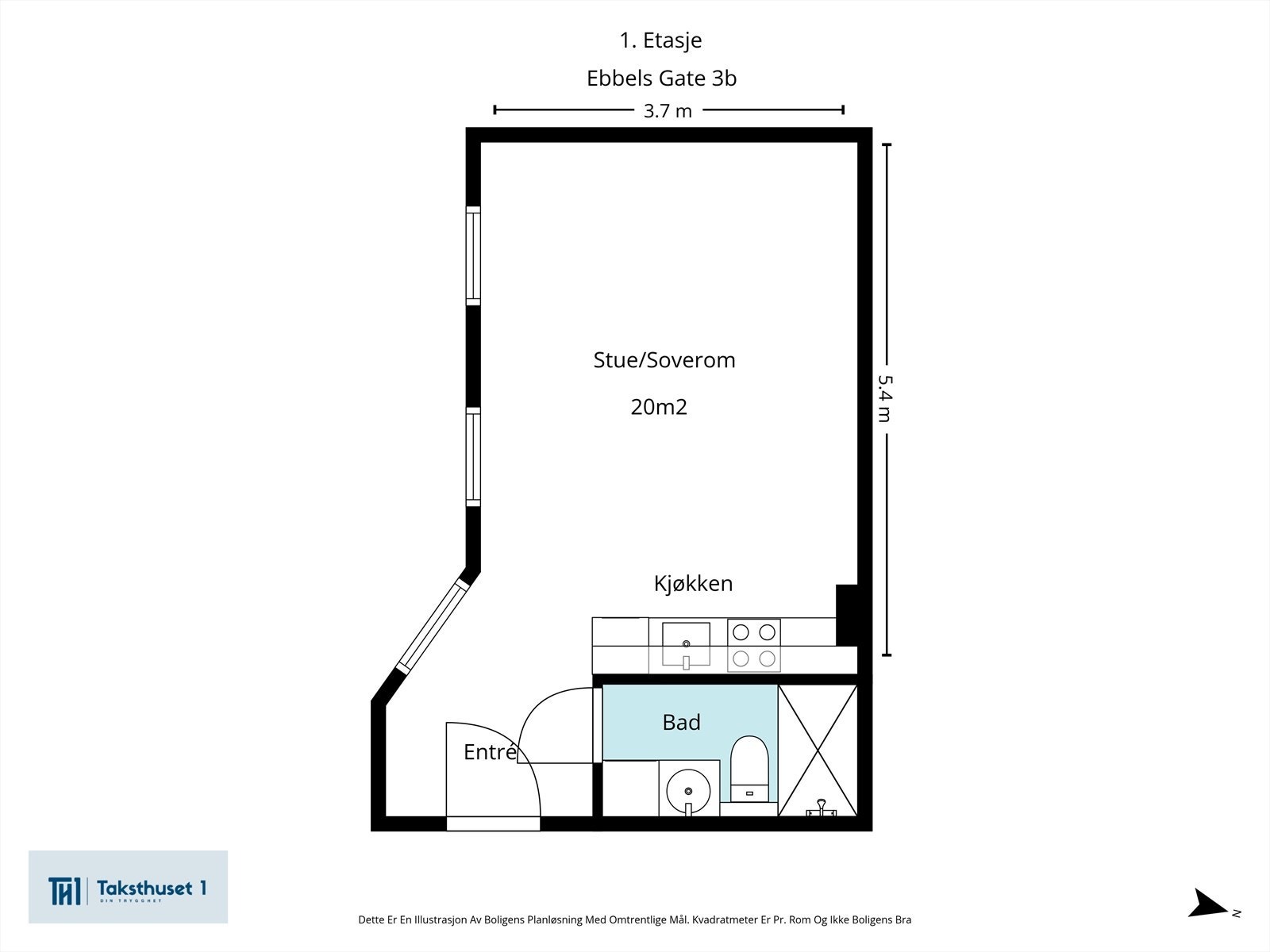 Plantegning Galleribilde