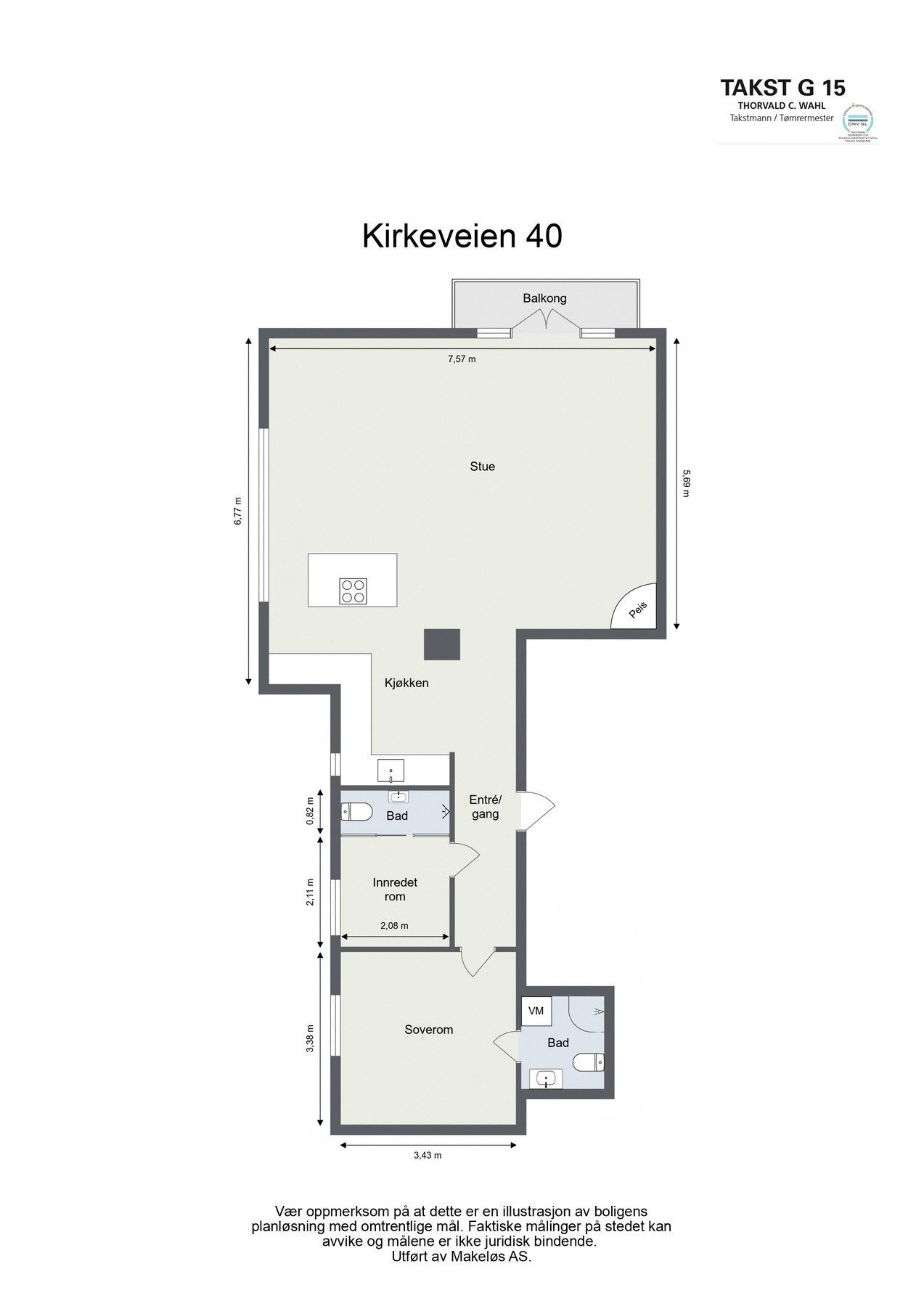 Plantegning Galleribilde