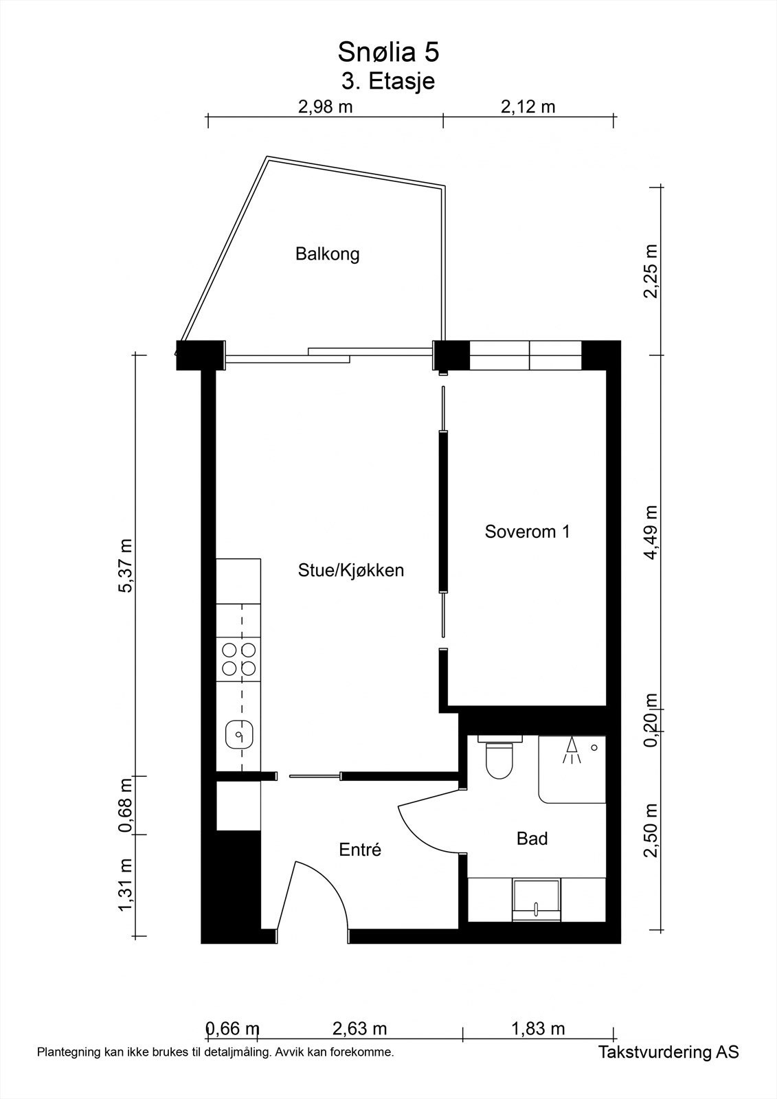 Plantegning 3. etasje. Galleribilde