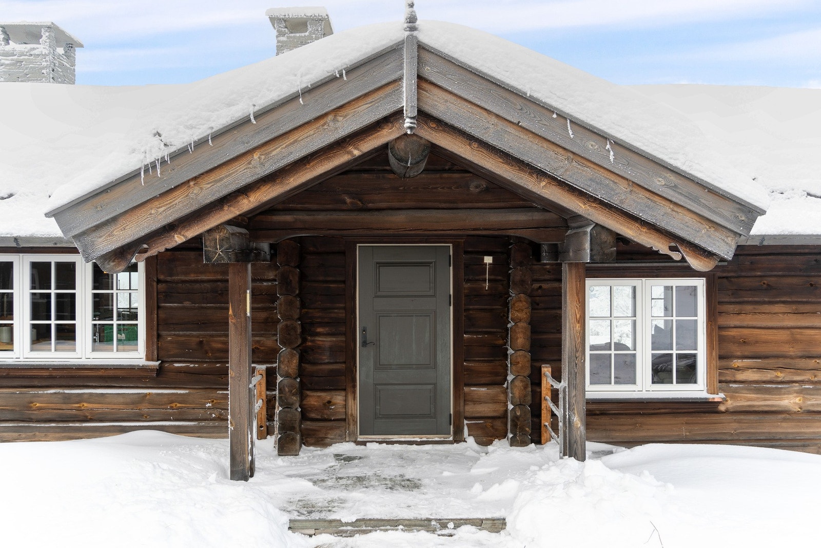 Innbydende og koselig inngangsparti. Galleribilde