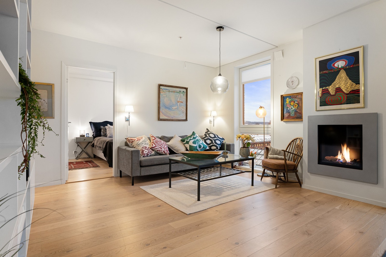 Leiligheten er ny i 2020 og holder en gjennomgående god standard. Galleribilde