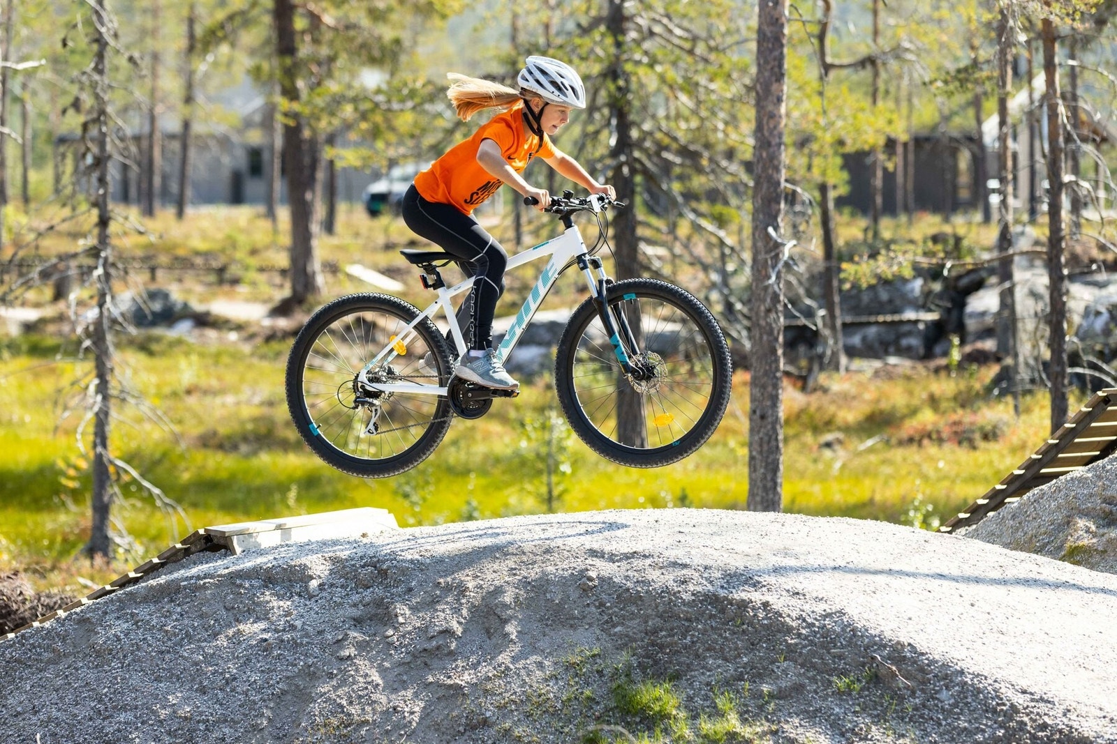 Turufjell har også en sykkelpark som man kan boltre seg i Galleribilde