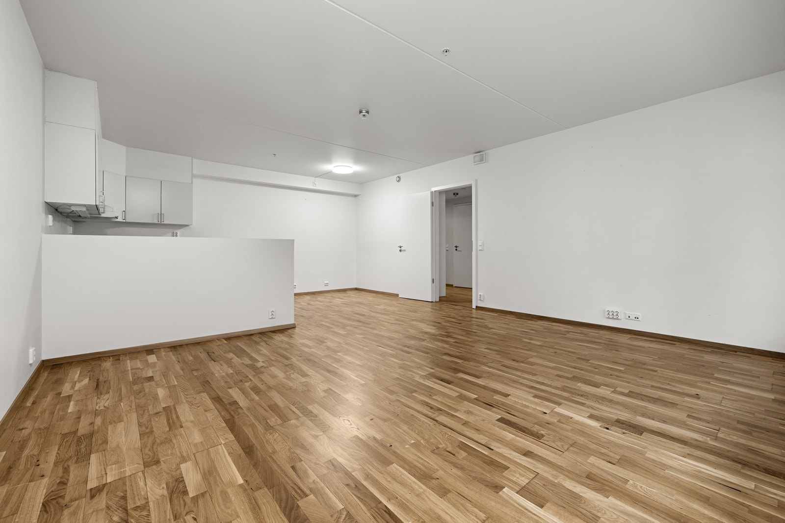 Boligen varmes opp med vannbåren varme. Galleribilde