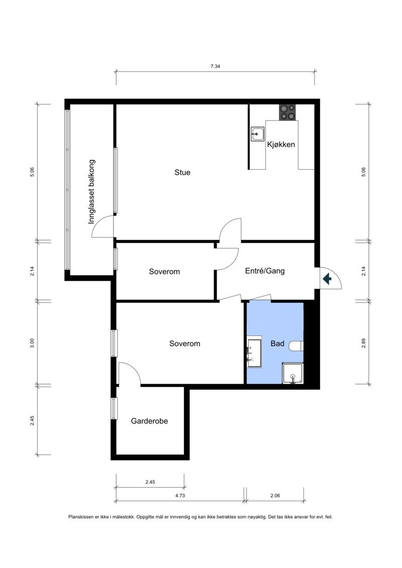Plantegning Galleribilde