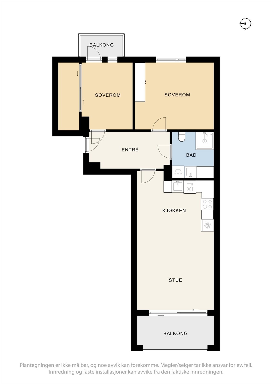 Plantegning Galleribilde