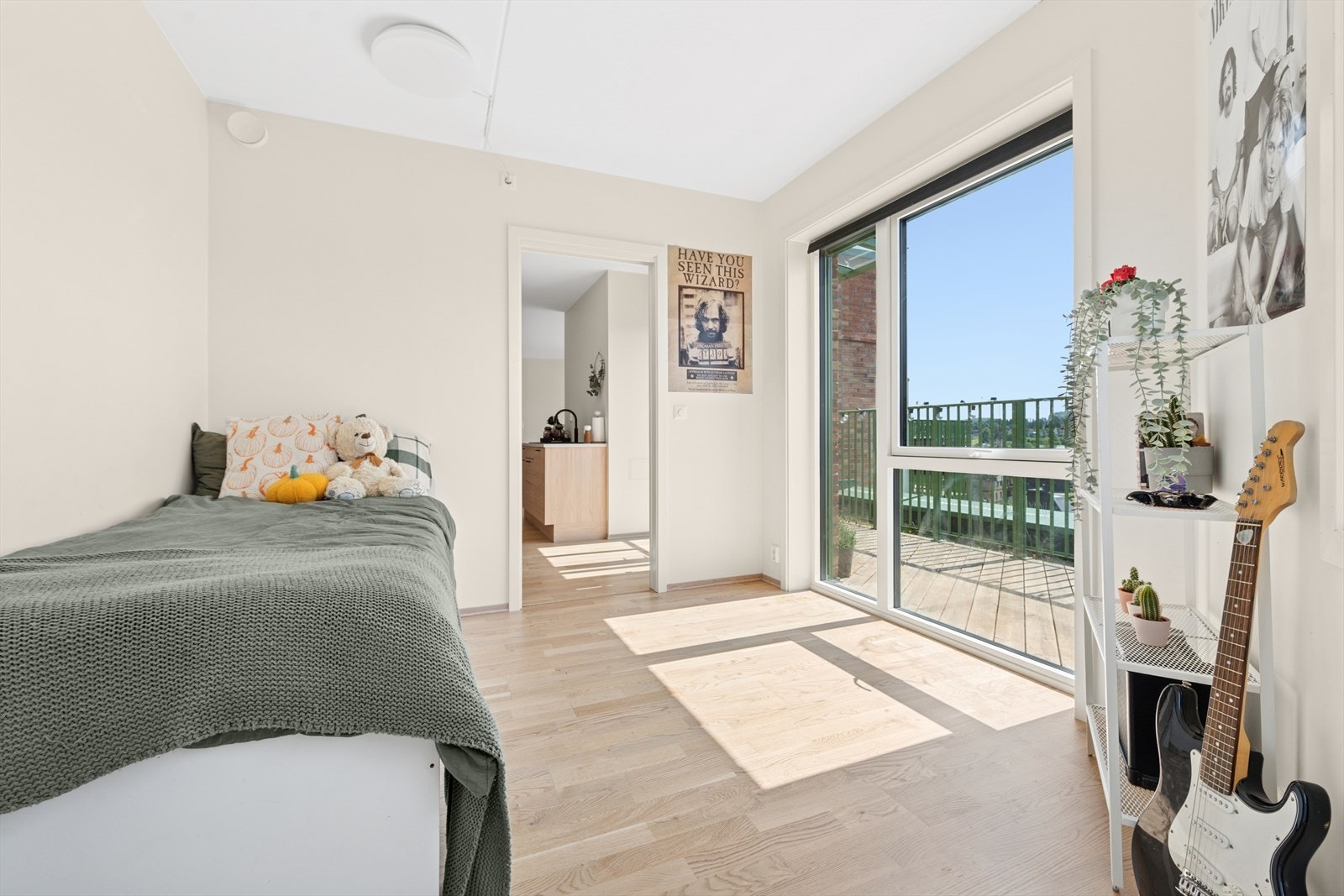 Soverom 3 med inngang fra kjøkkenet. Galleribilde