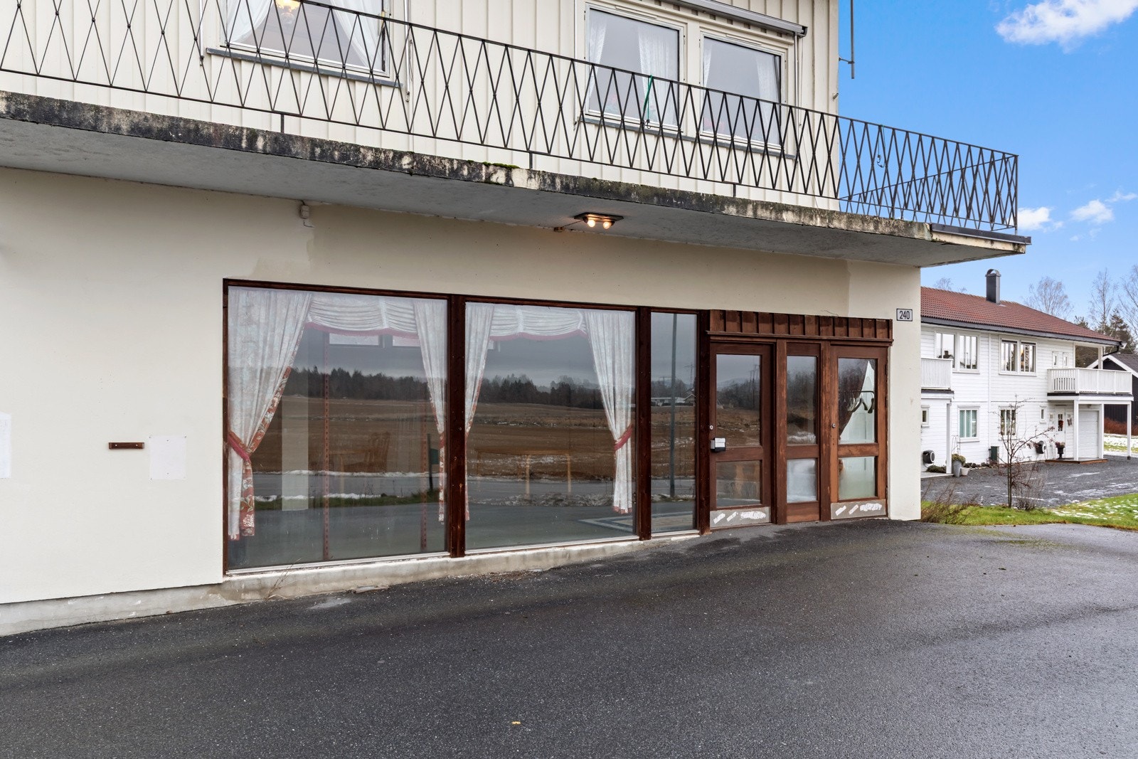 Fasade inn til forretningslokale Galleribilde