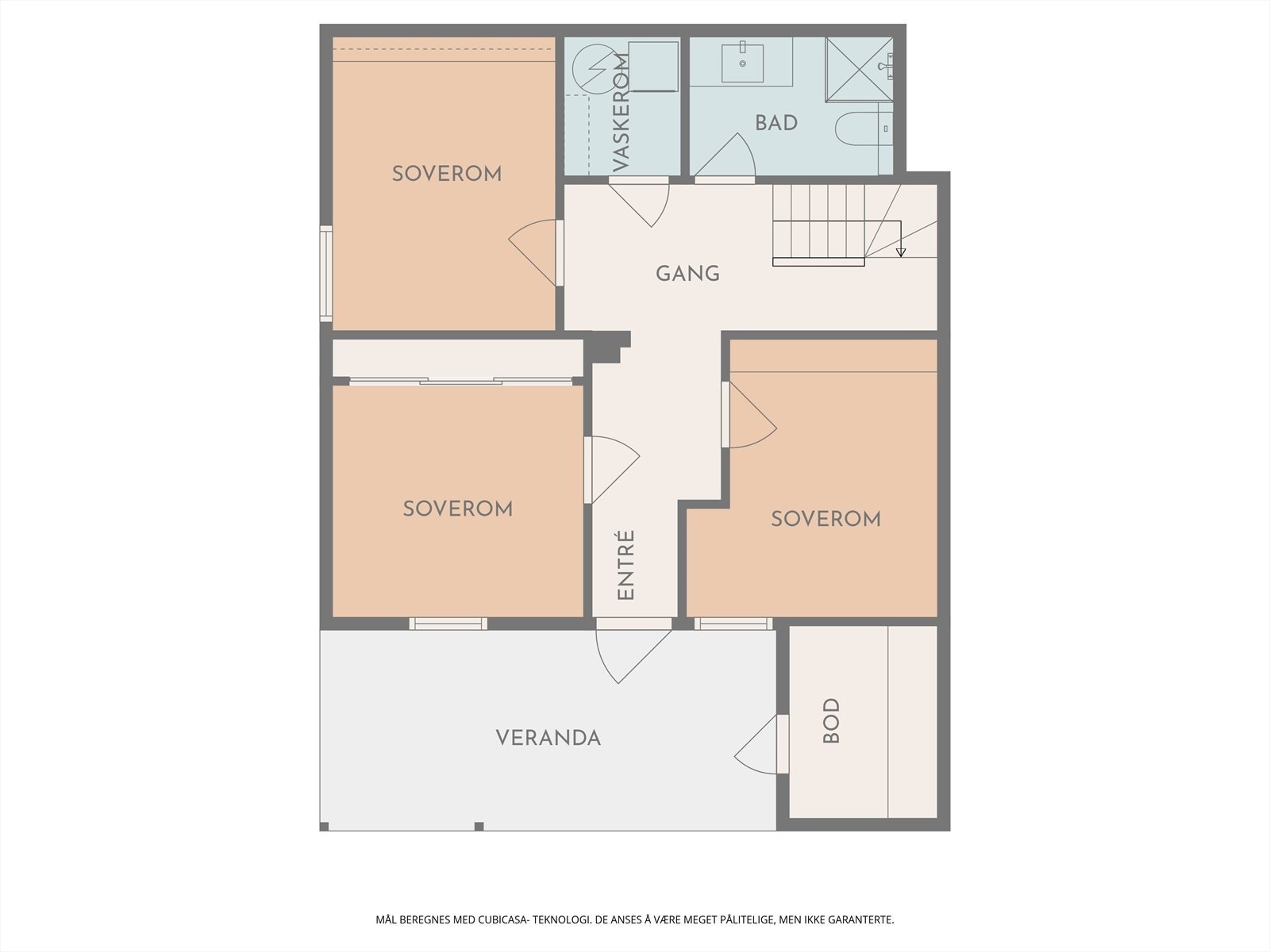 Plantegning underetasje. Galleribilde