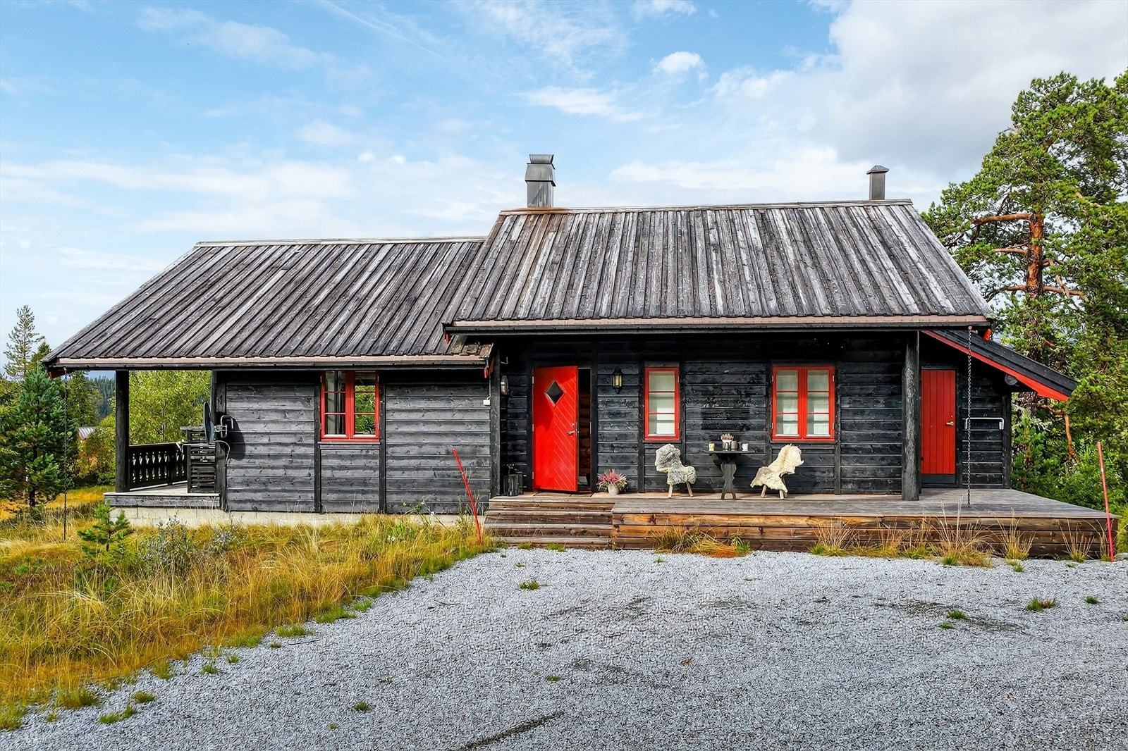 I tillegg er det bod med utvendig adkomst på siden av hytta. Galleribilde