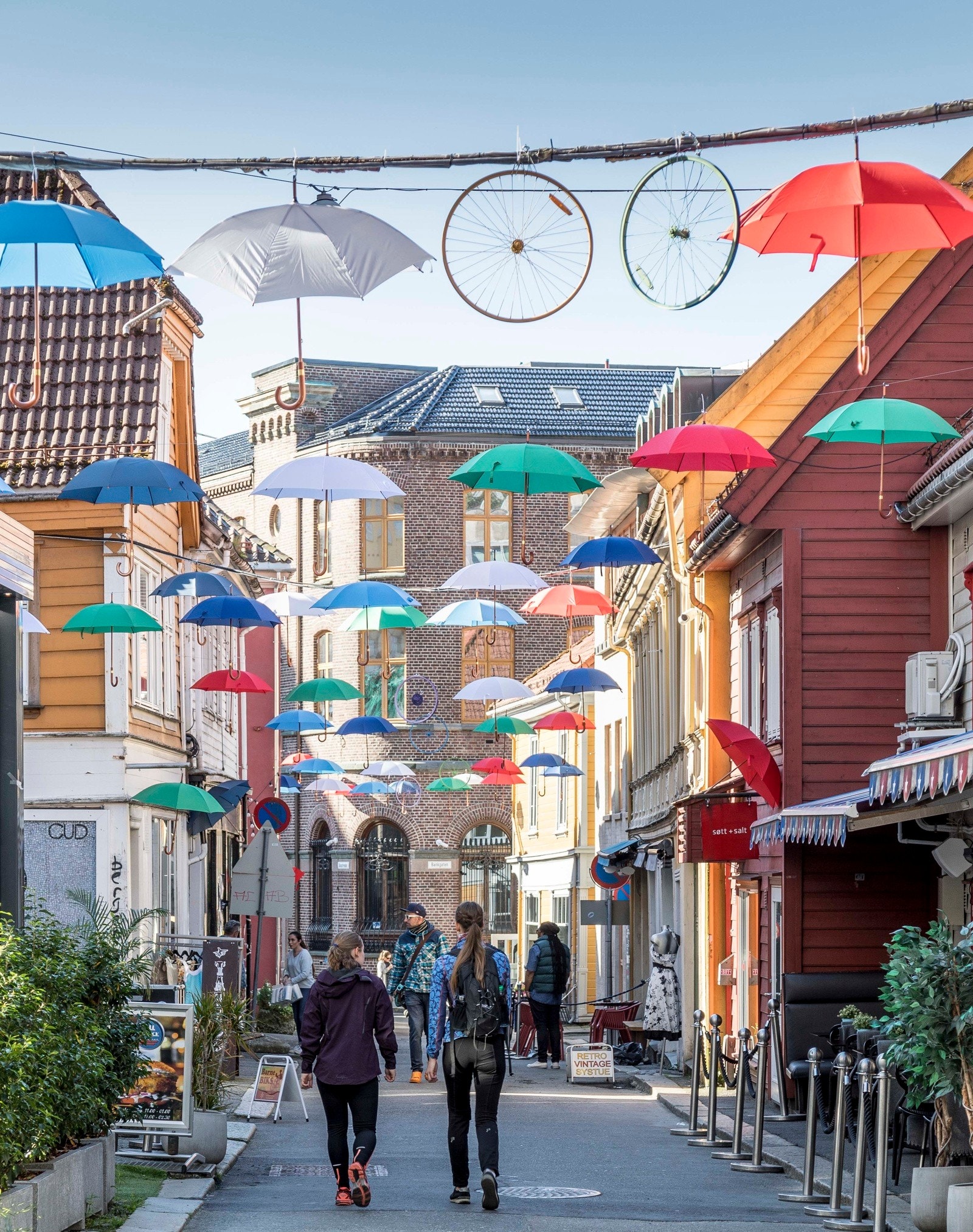 Alt av uteliv, natteliv, kulturliv og kulinariske opplevelser innen rekkevidde. Galleribilde