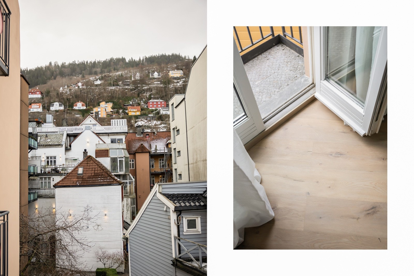 Altanen er perfekt for frisk morgenluft, sengetøyslufting eller bare et lite avbrekk fra bypulsen. Galleribilde