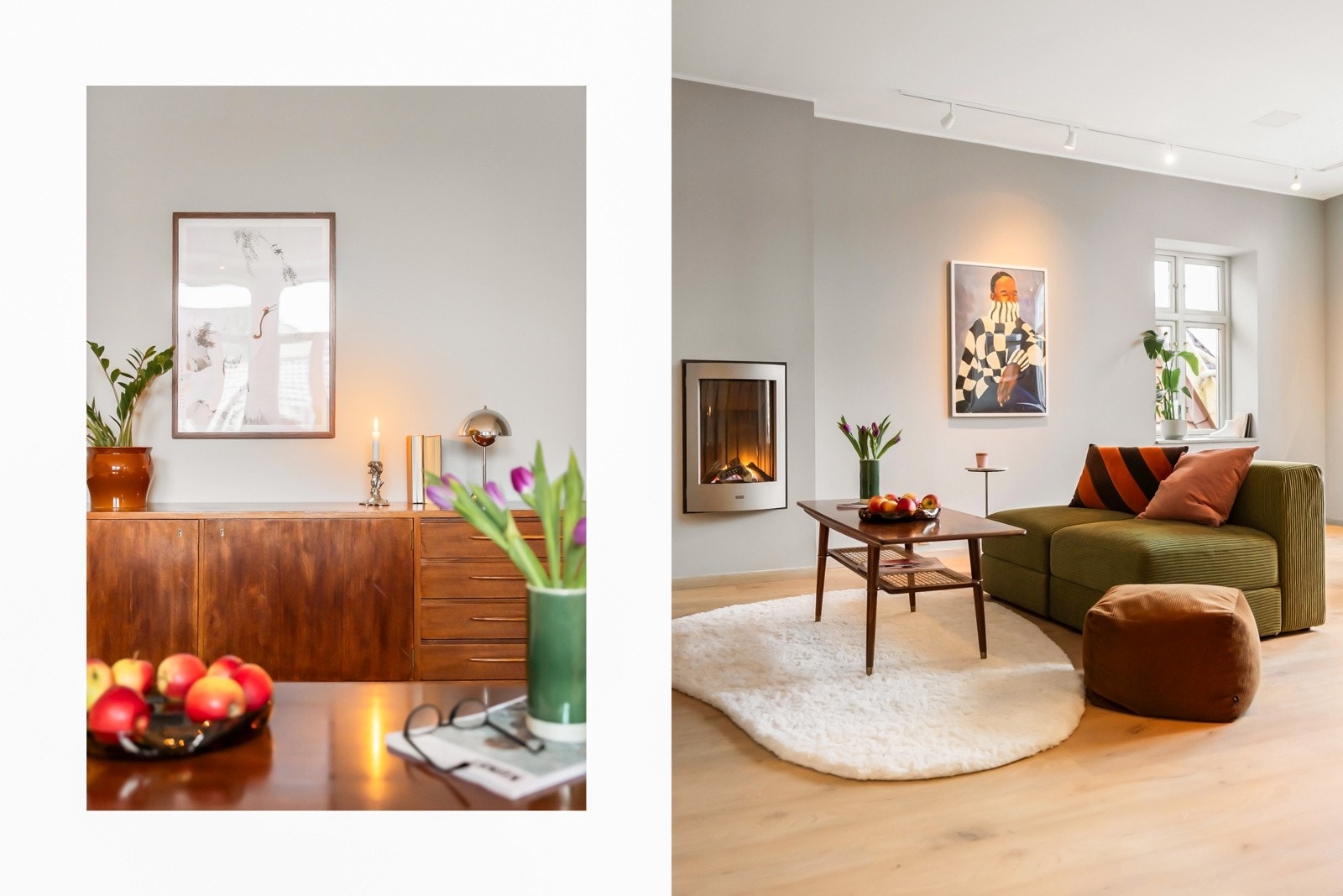 En moderne 2-roms med gjennomtenkte løsninger og kvaliteter som faktisk merkes i hverdagen. Galleribilde