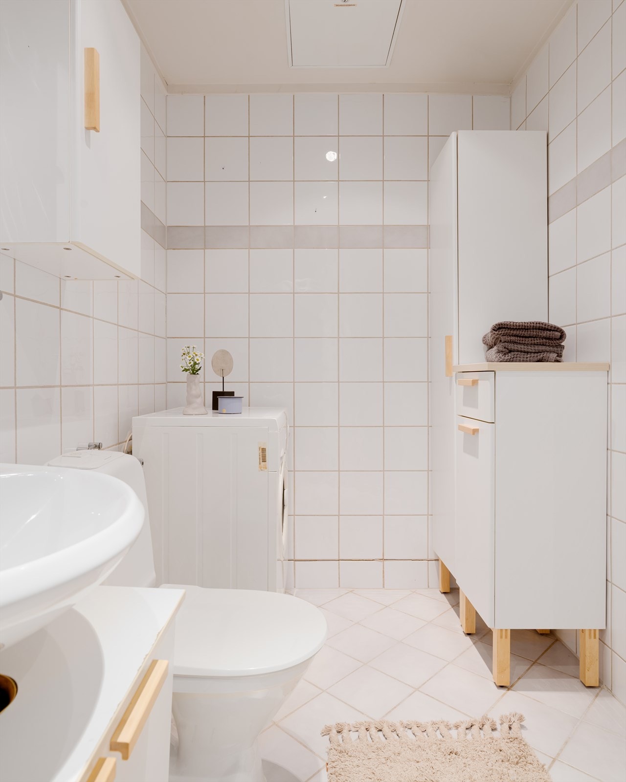 Her er det god plass til skap- og hylleinnredning. Galleribilde