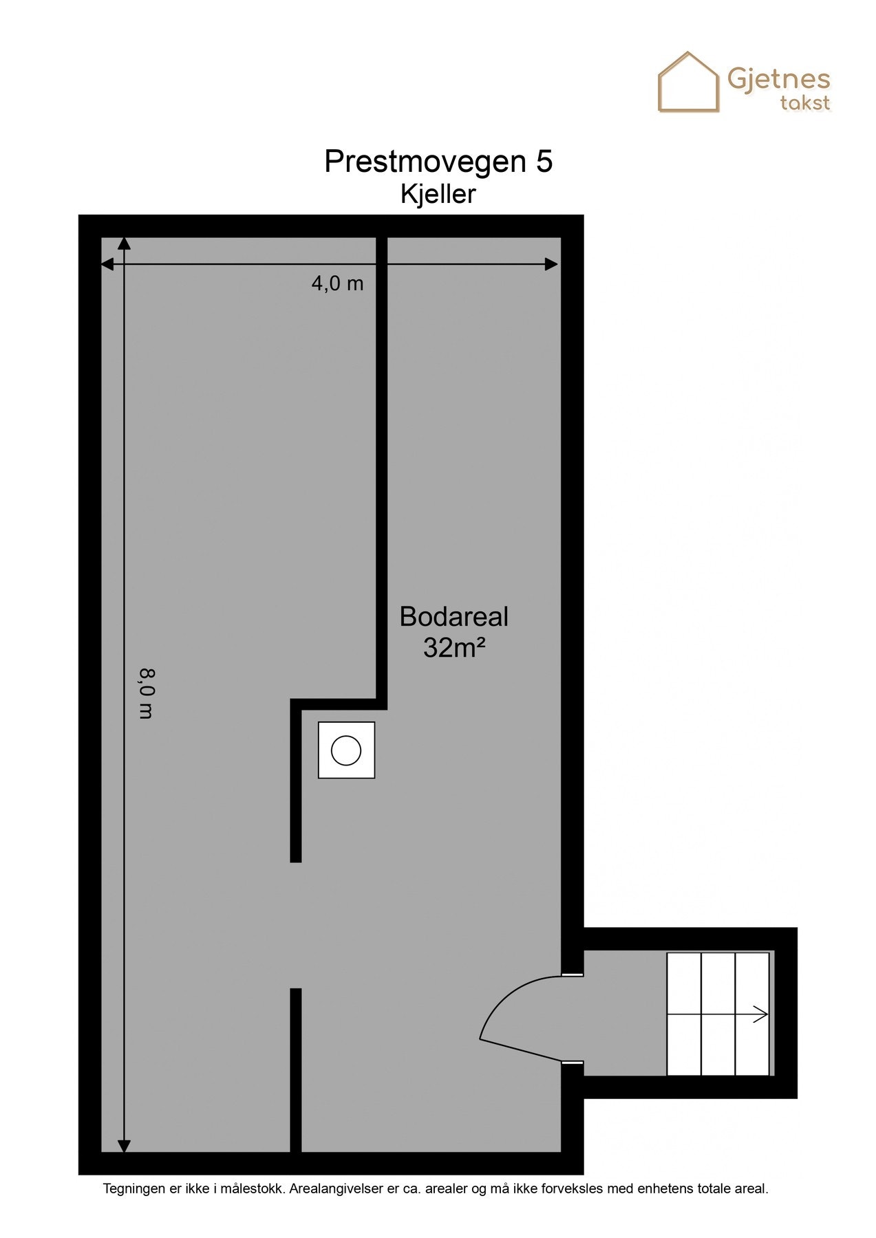 Plantegning kjelleretasje Galleribilde