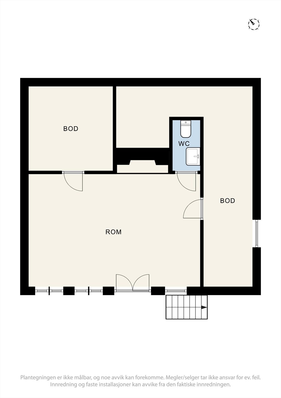 Plantegning kjeller Galleribilde