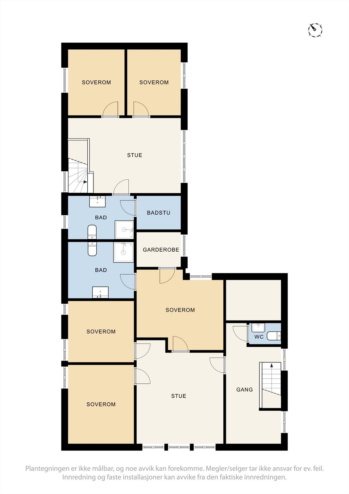 Plantegning 2. etg. Galleribilde