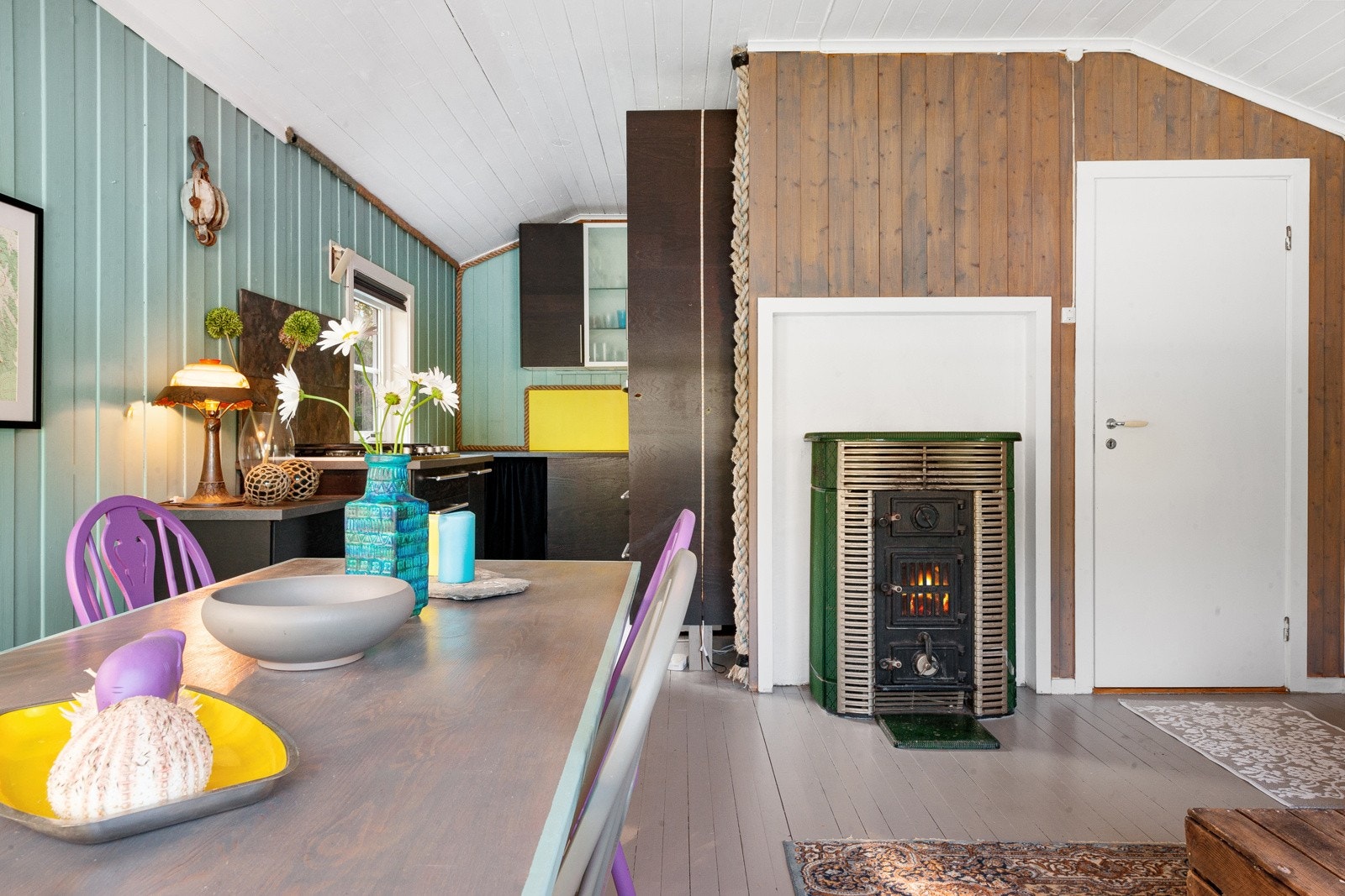 Åpen stue/kjøkken løsning. Galleribilde