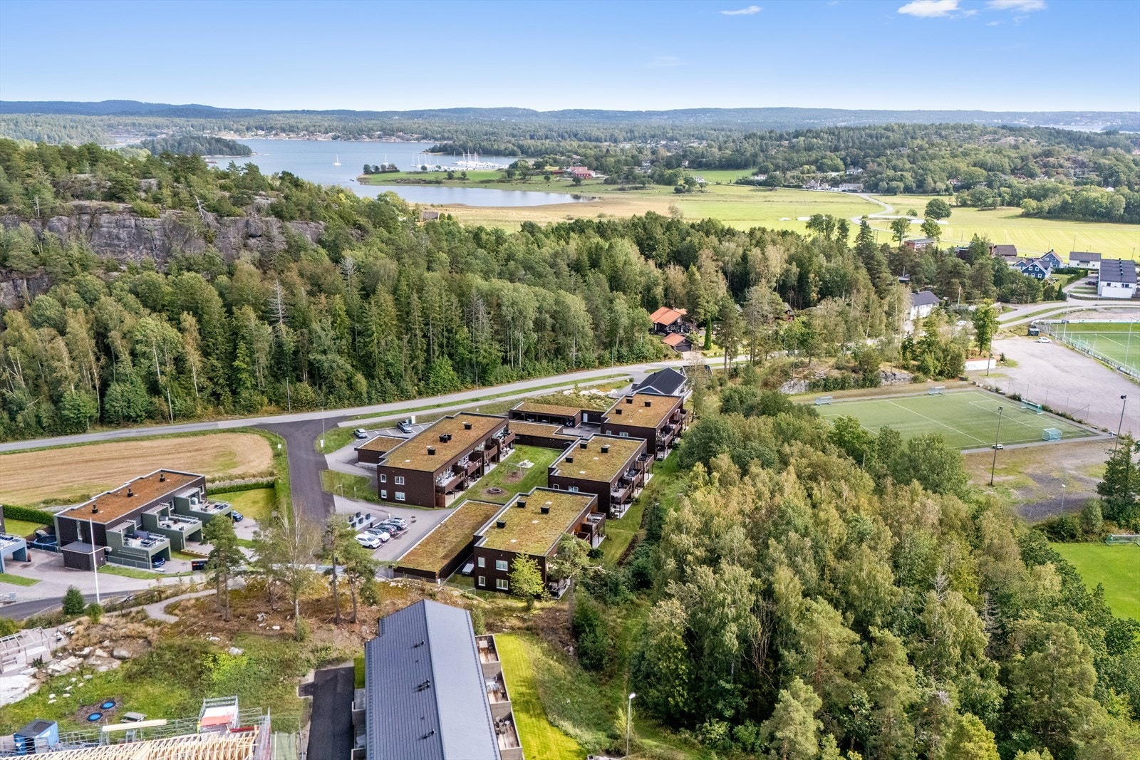 Det er turløyper rett ved leiligheten Galleribilde