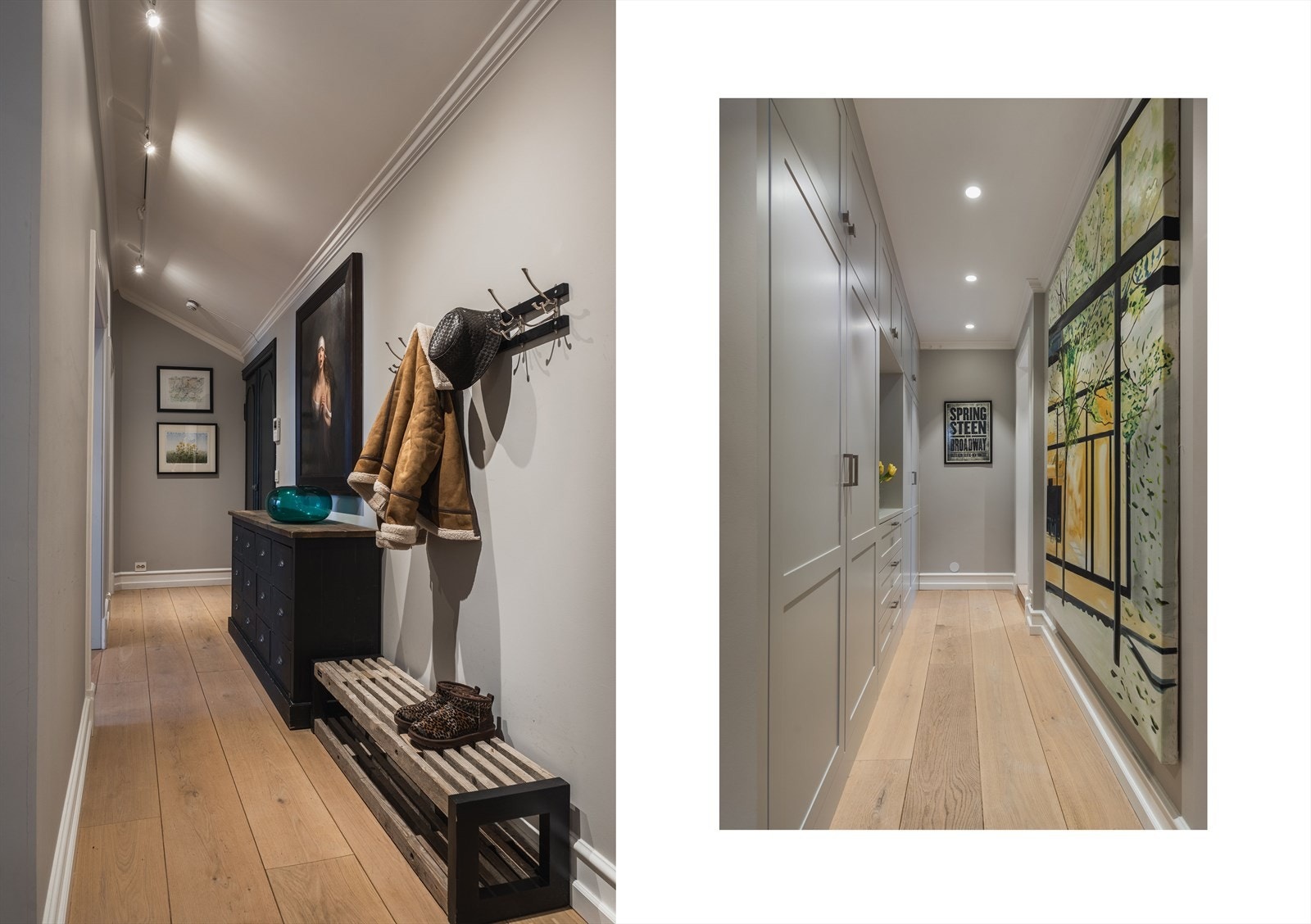 Romslig gang/entré Galleribilde