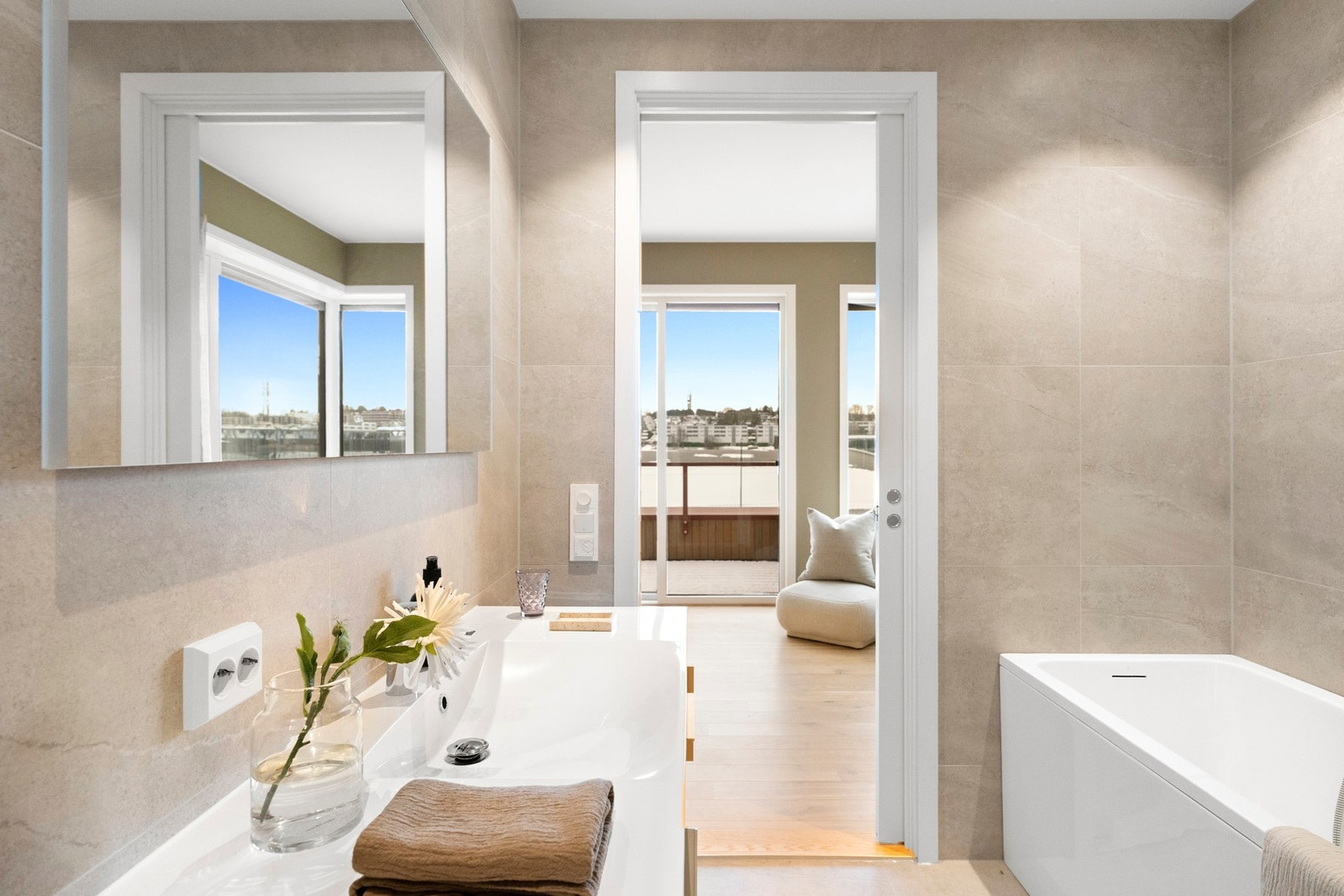 Suiteløsningen byr på en behagelig hverdagsluksus. Galleribilde