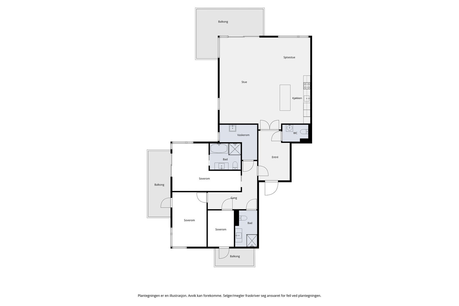 Plantegning. Galleribilde