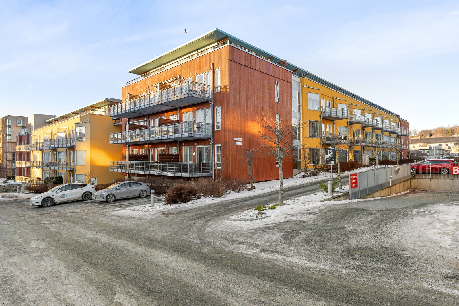 Leiligheten ligger i et svært attraktivt boligområde på Lade. Galleribilde