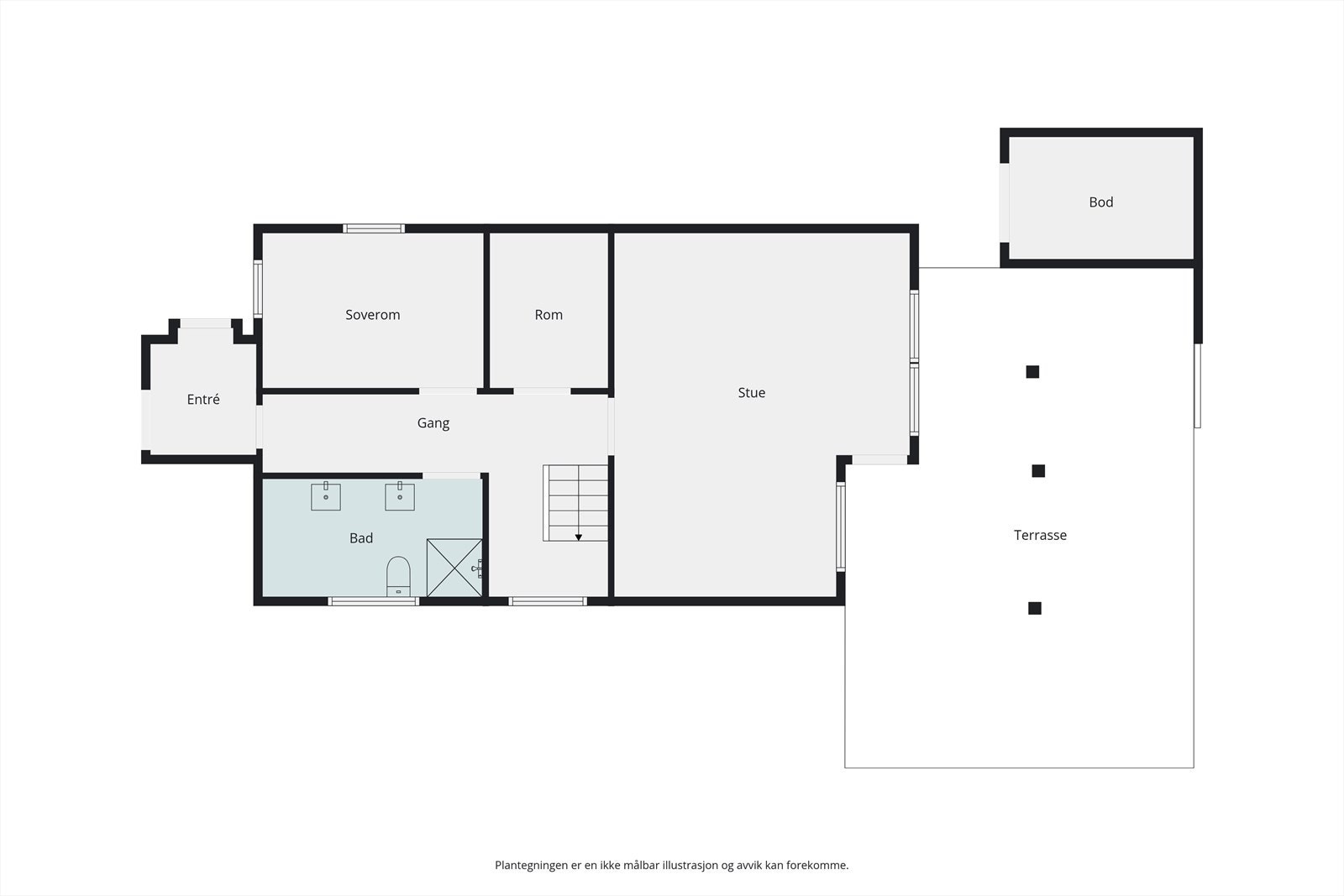 Plantegning Galleribilde