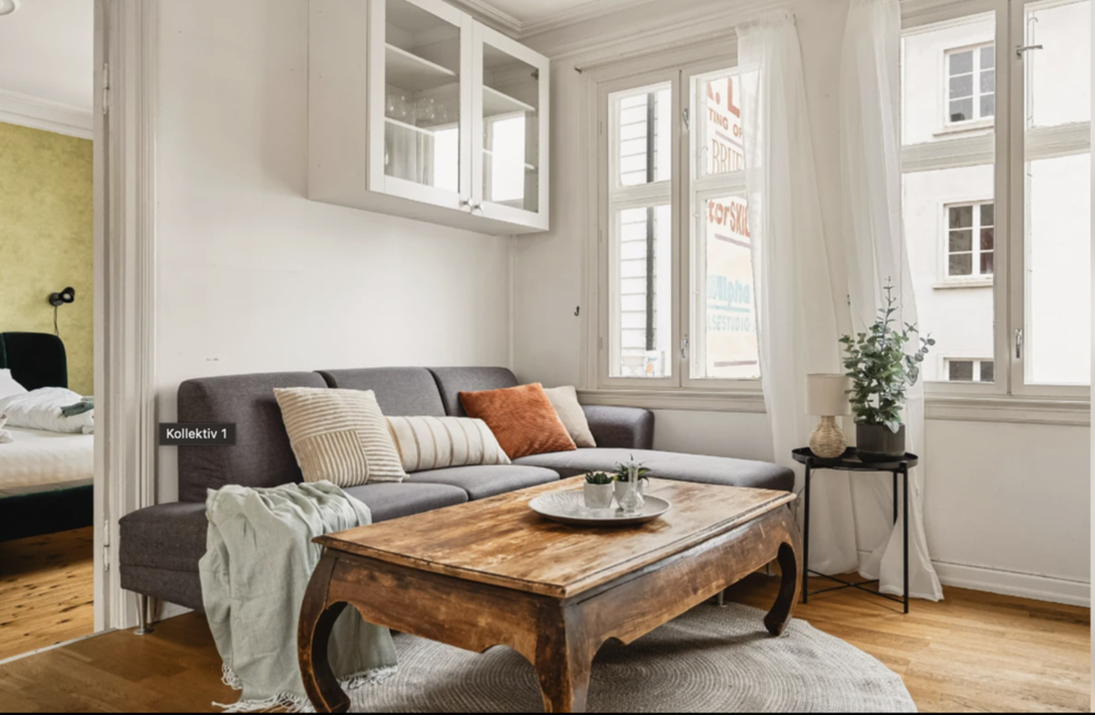 Stue med sofa Galleribilde