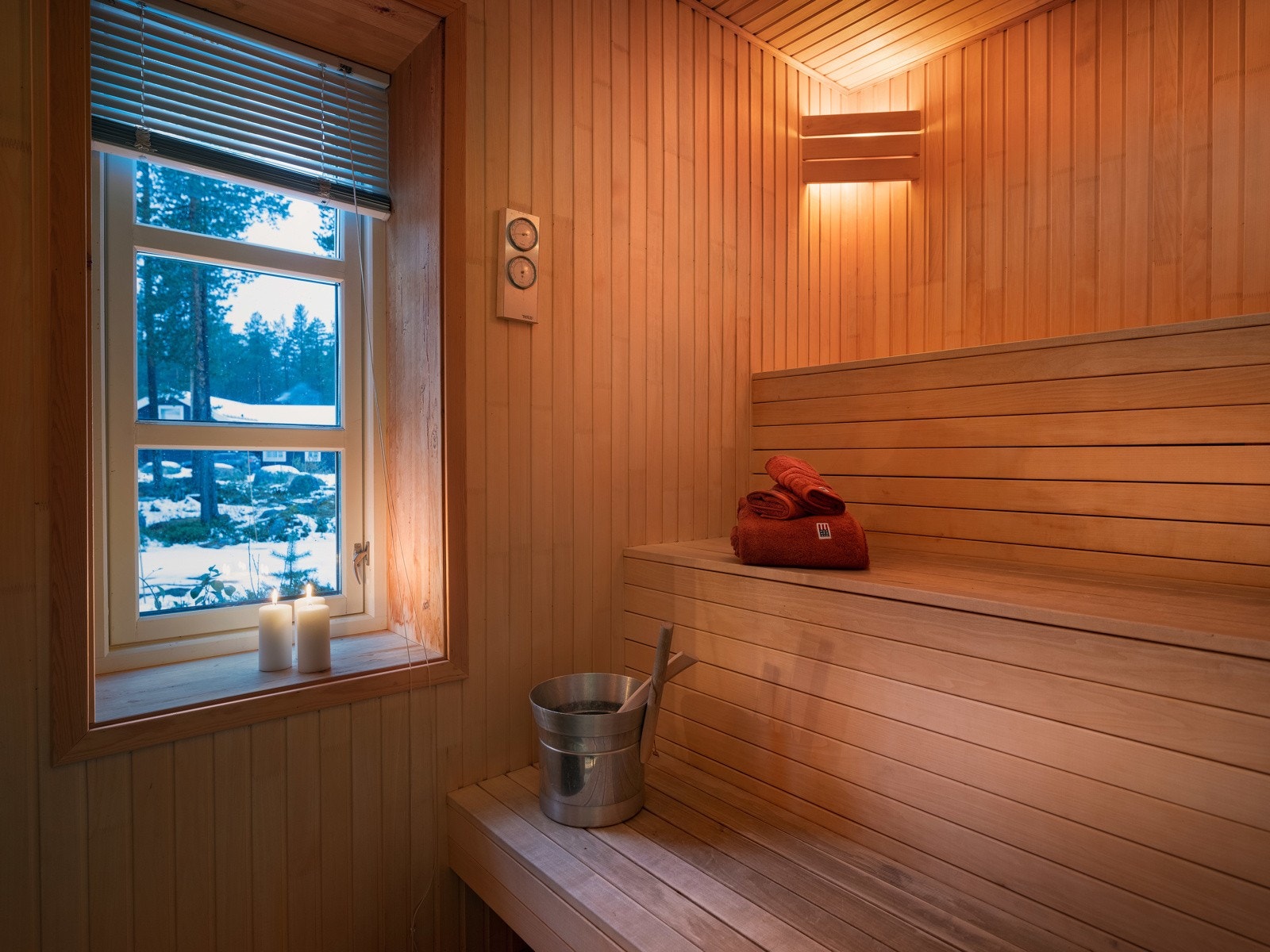 Badstuen er det perfekte stedet å koble av etter en dag ute på eventyr Galleribilde