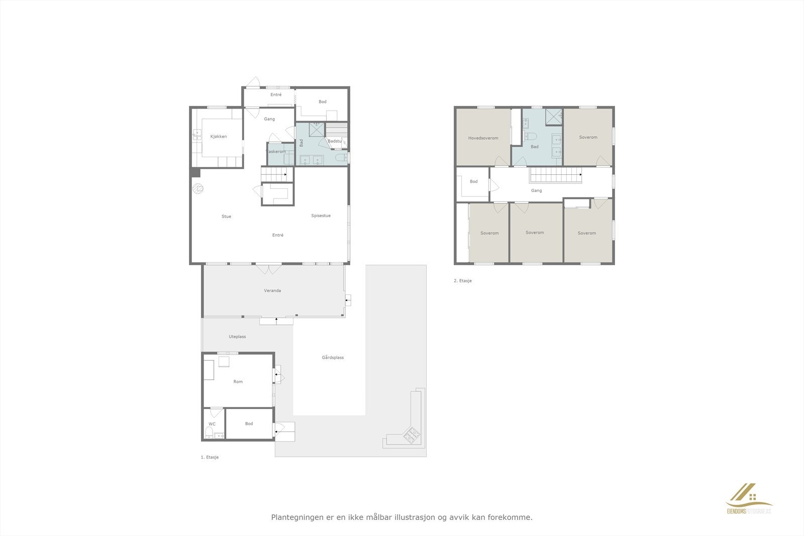 Plantegning Galleribilde