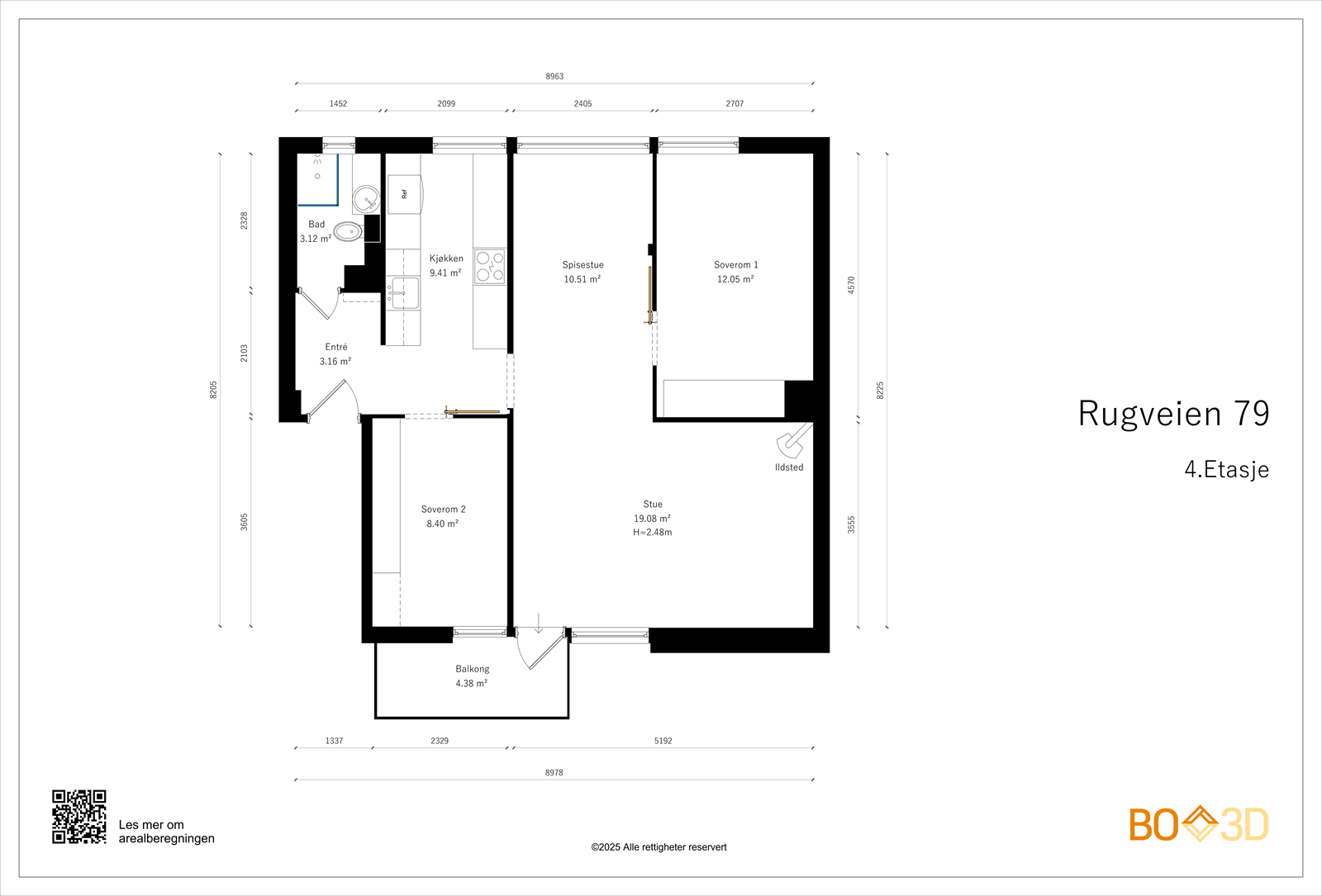 Plantegning Galleribilde