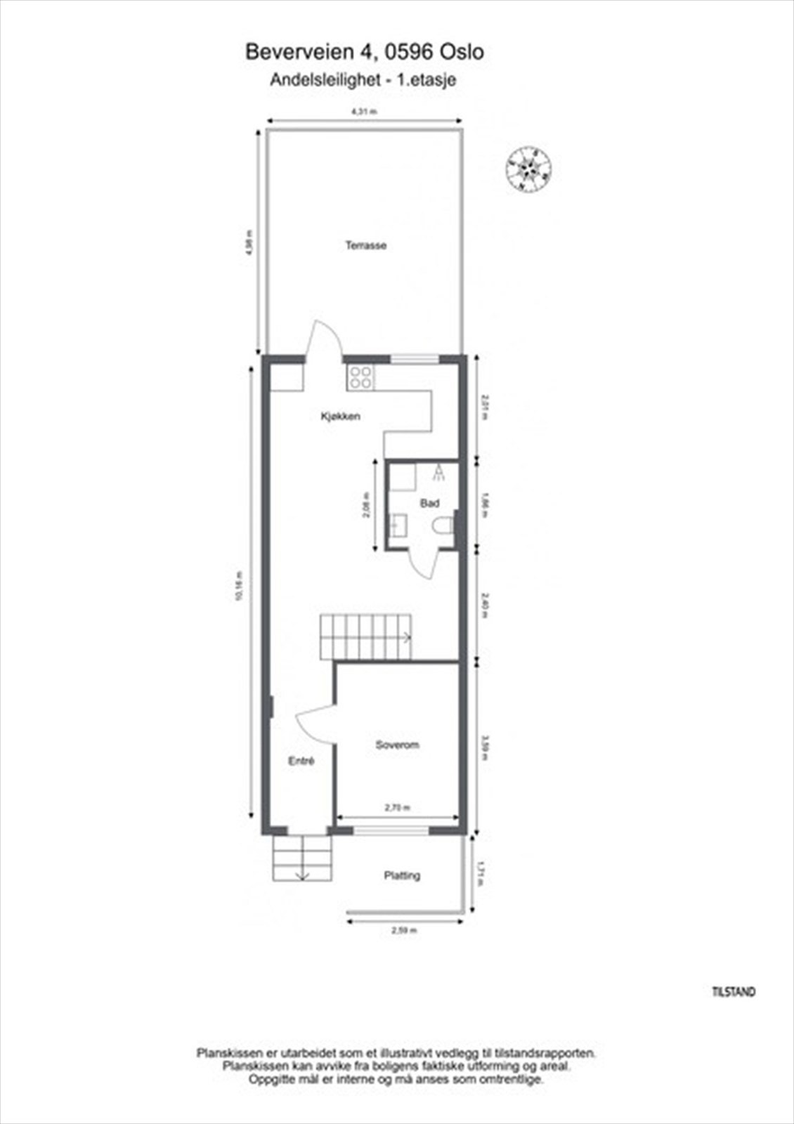Plantegning - 1.etasje Galleribilde