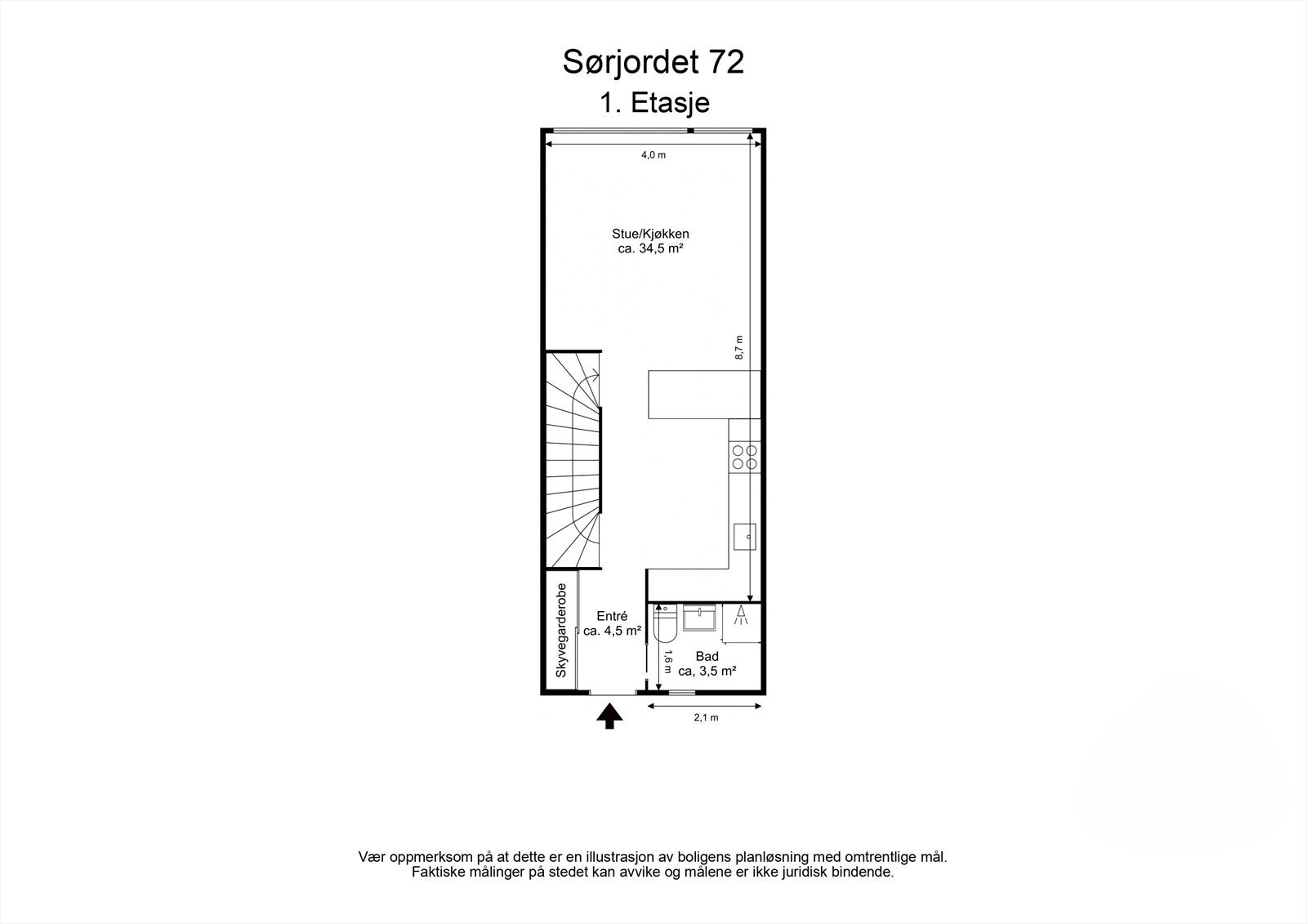 Plantegning - 1. etasje Galleribilde