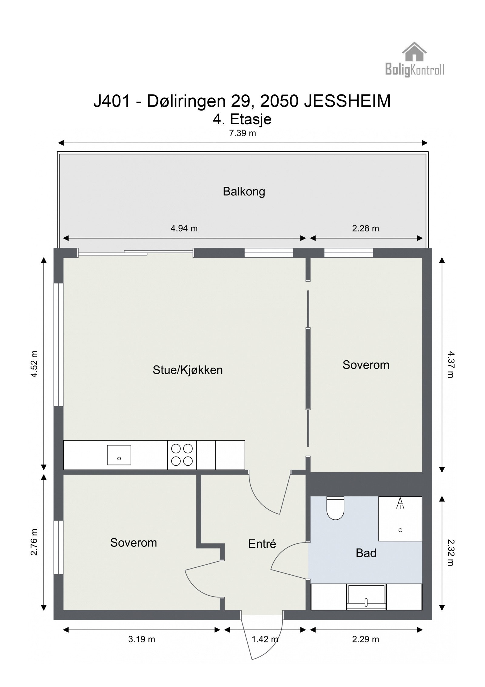 Plantegning - Døliringen 29, J401 Galleribilde