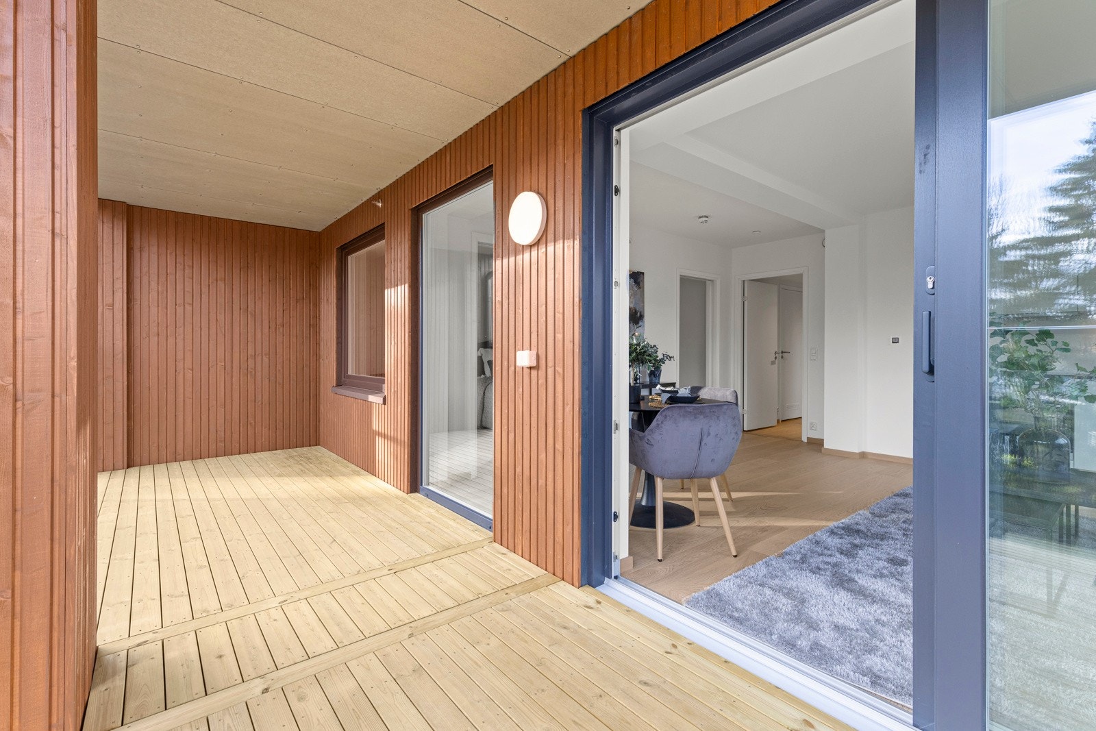 Her har man god plass til utemøbler etter eget ønske Galleribilde