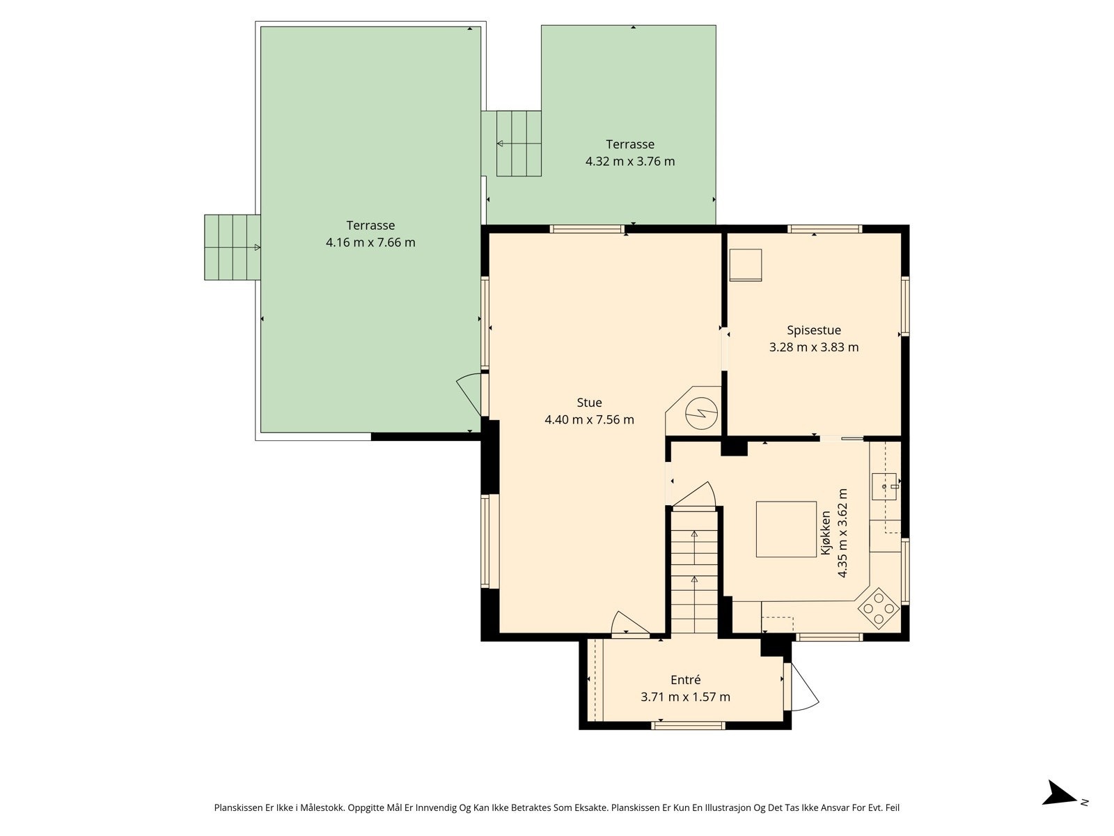 Plantegning 1.etasje. Galleribilde