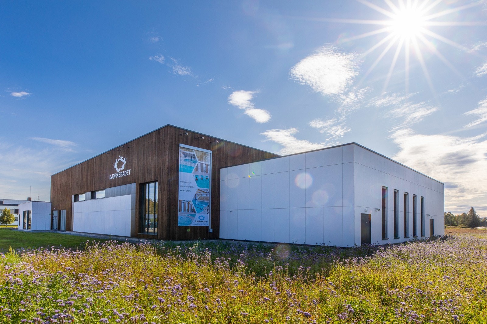 Bjørkebadet åpnet i 2018. Galleribilde