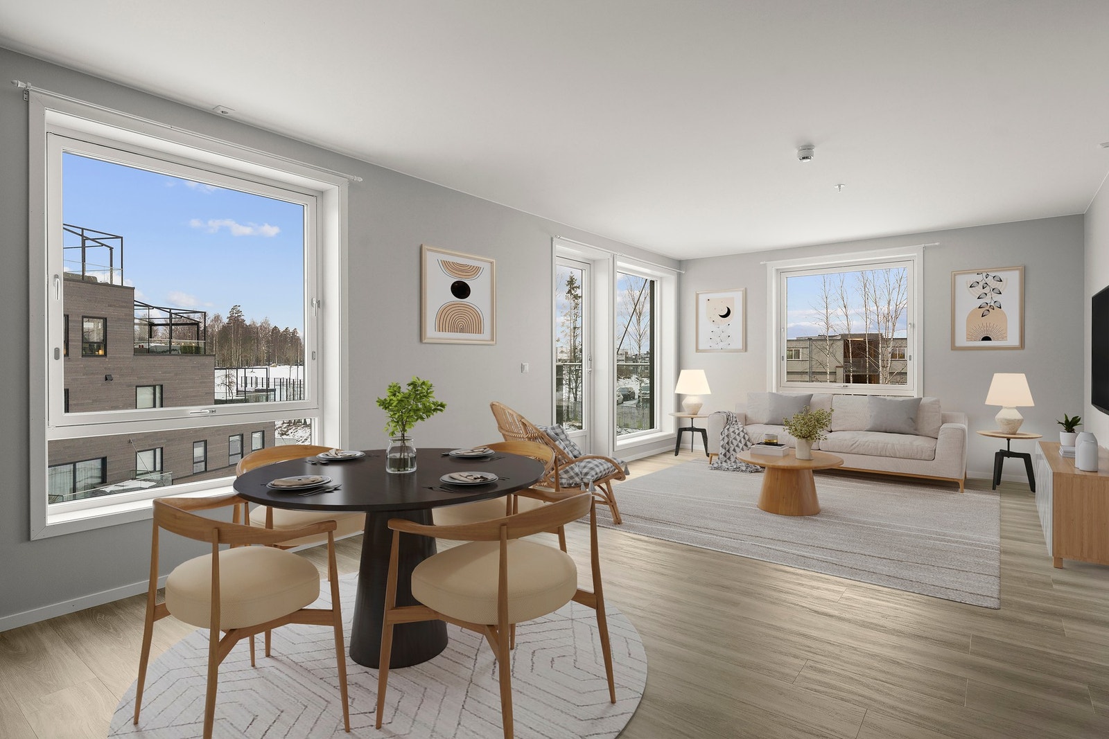 PrivaatMegleren v/ Malin Edvardsen ønsker velkommen til Solerunden 62! (Bilde digitalt stylet) Galleribilde