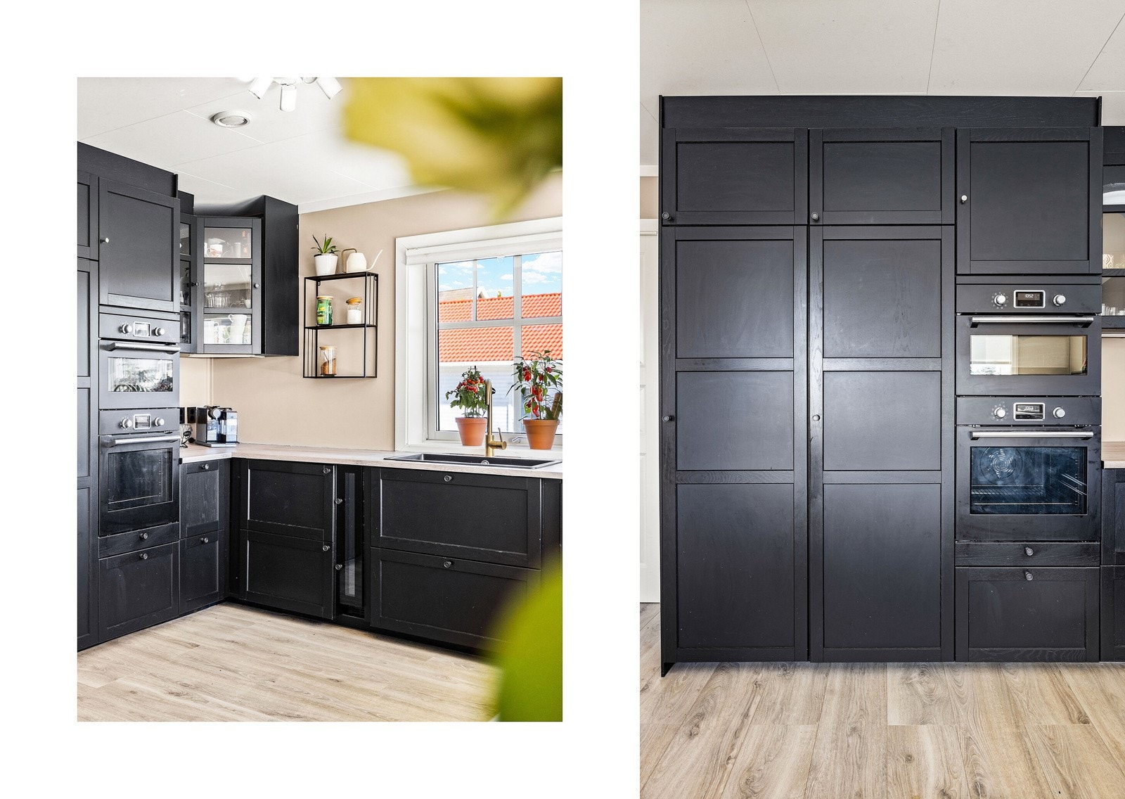 Kjøkkenet er velutstyrt med integrerte hvitevarer som medfølger. Galleribilde