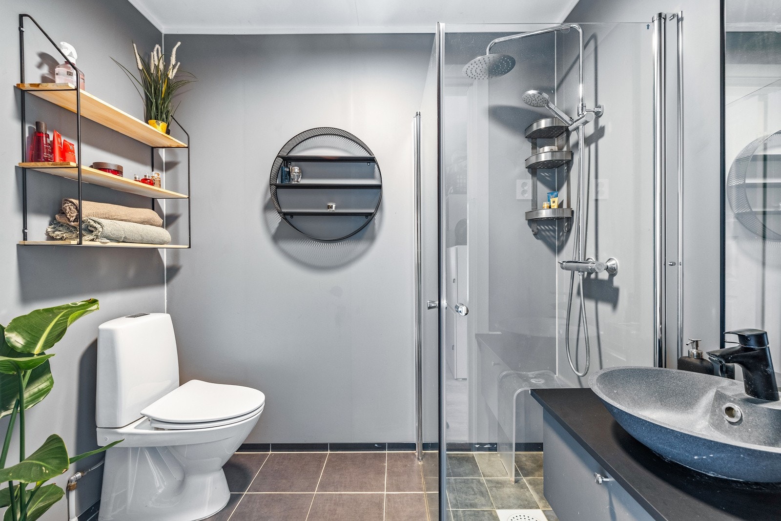 Pent bad tilknyttet hybeldelen. Galleribilde