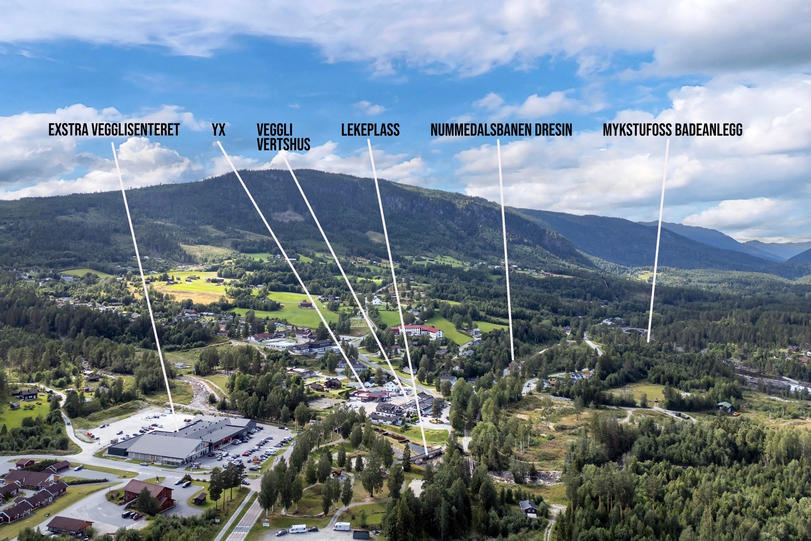 Veggli fasiliteter. Galleribilde