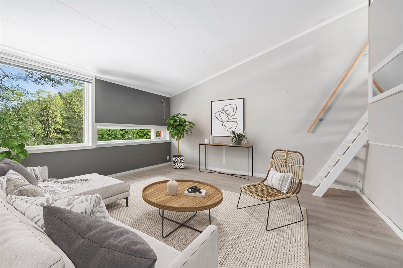 Lys og praktisk leilegheit med to soverom på Vie Galleribilde