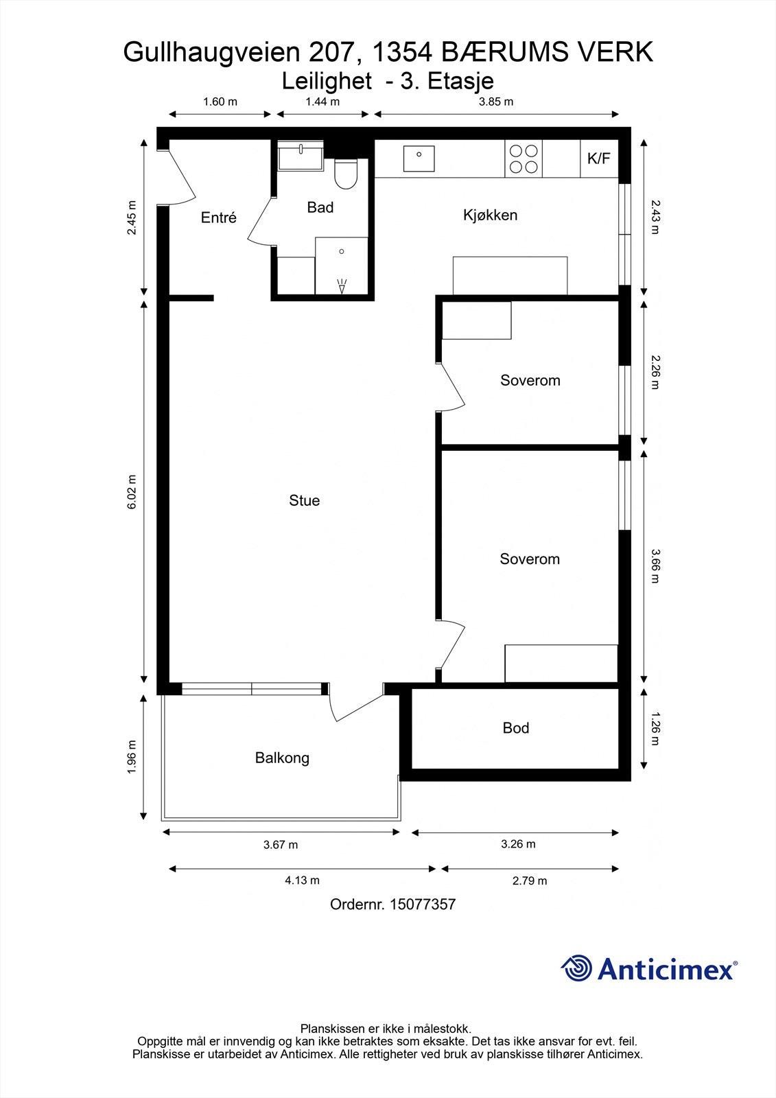 Plantegning Galleribilde