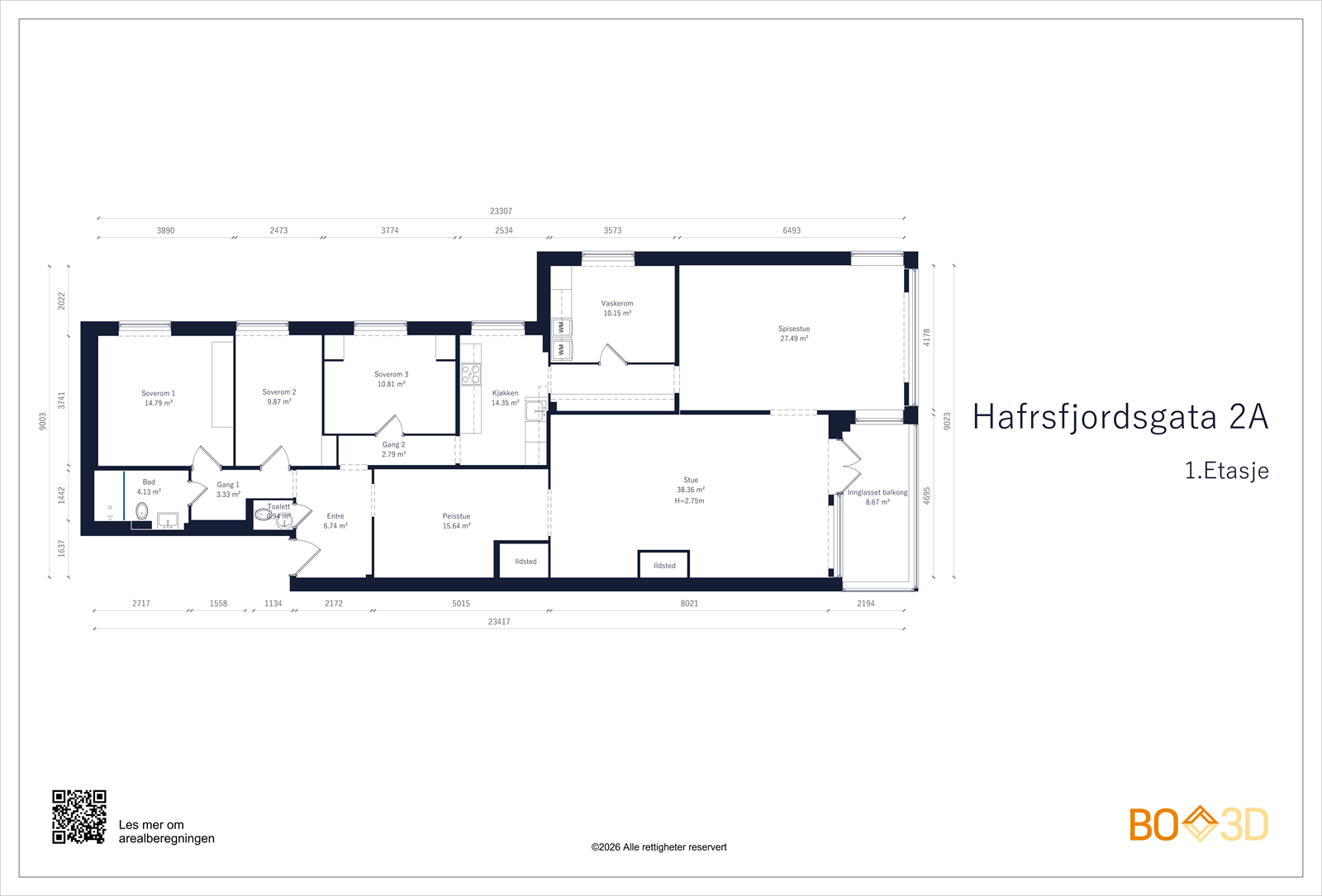 Plantegning Galleribilde