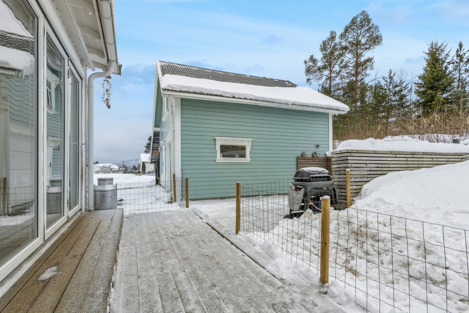 Terrasse ved vinterhagen Galleribilde