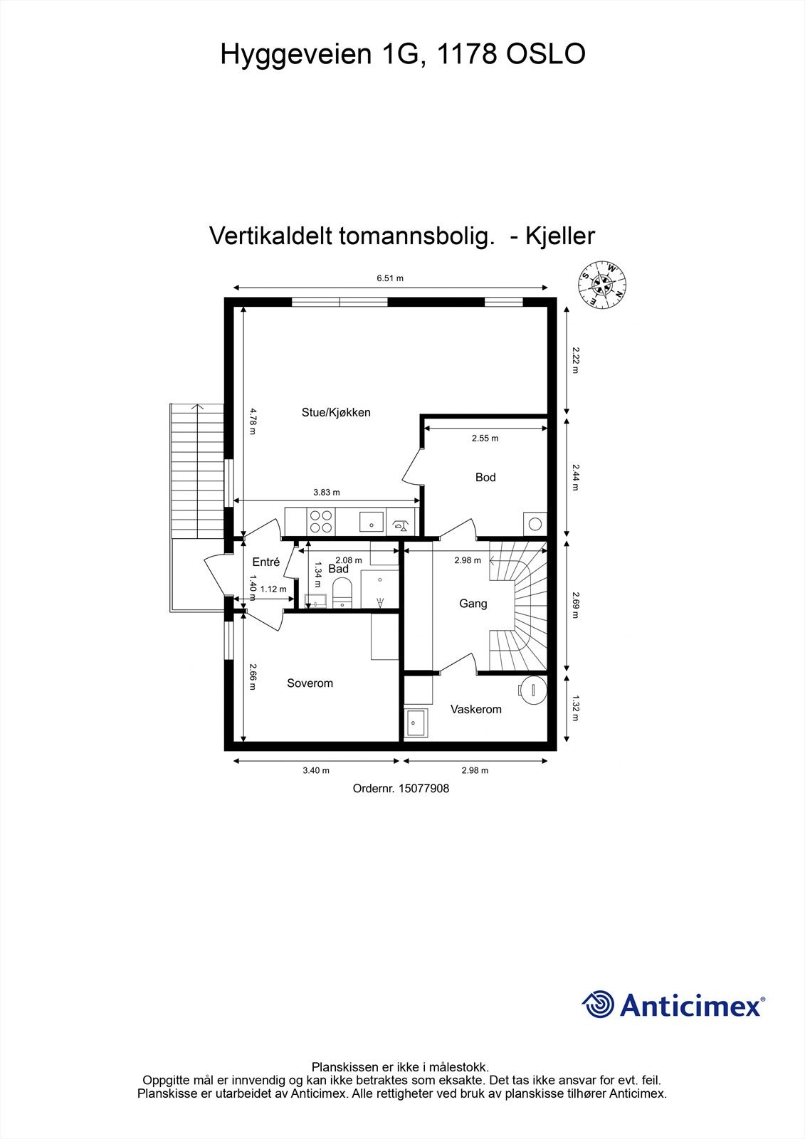 Plantegning - Kjeller Galleribilde