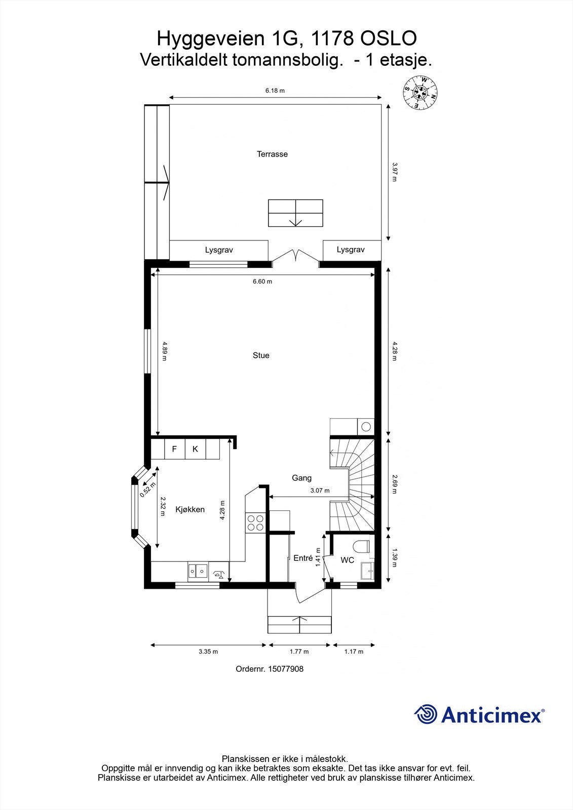 Plantegning - 1. etasje Galleribilde
